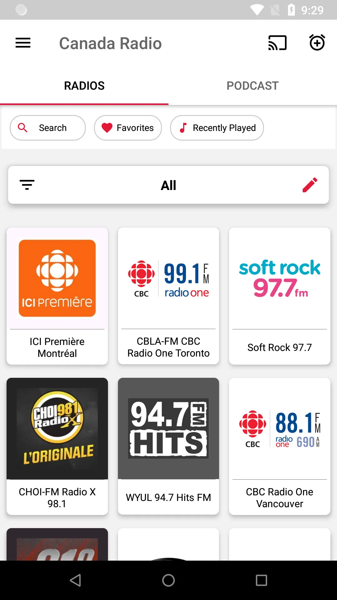 Radio Canada Live -  Radio Pla | Indus Appstore | Screenshot