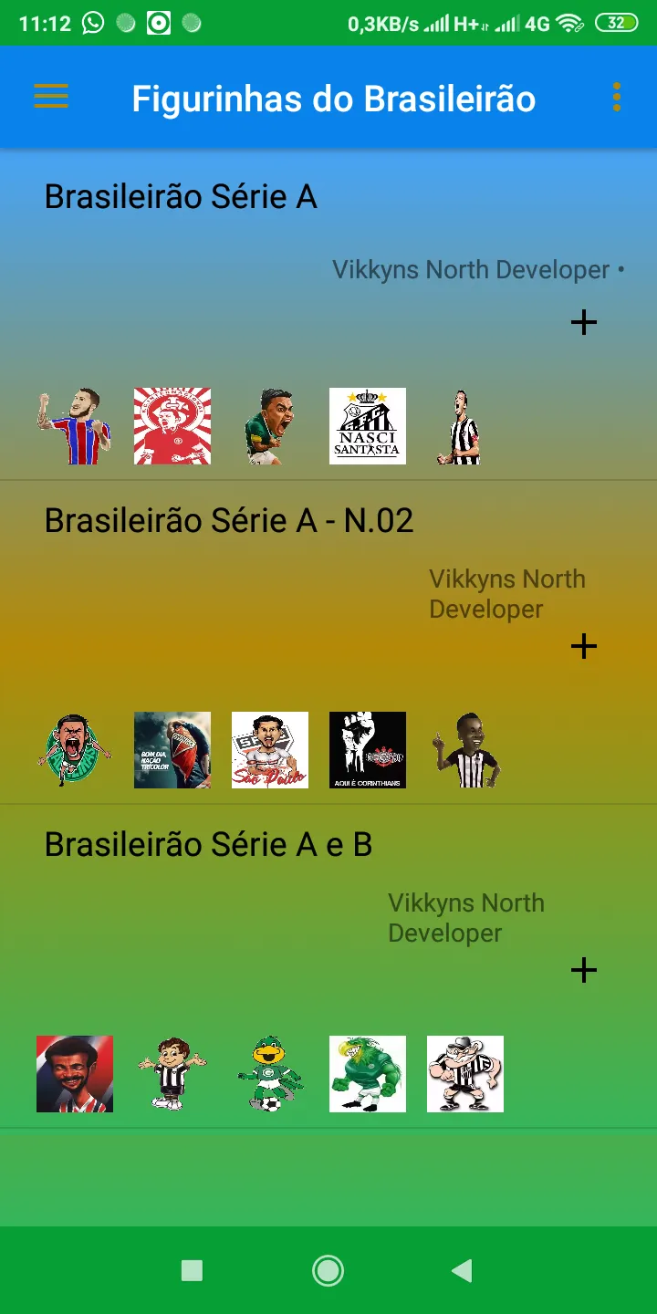 Figurinhas do Brasileirão | Indus Appstore | Screenshot