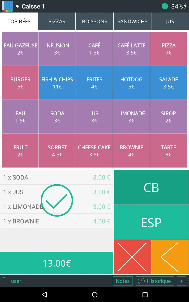 M-System Caisse Enregistreuse | Indus Appstore | Screenshot