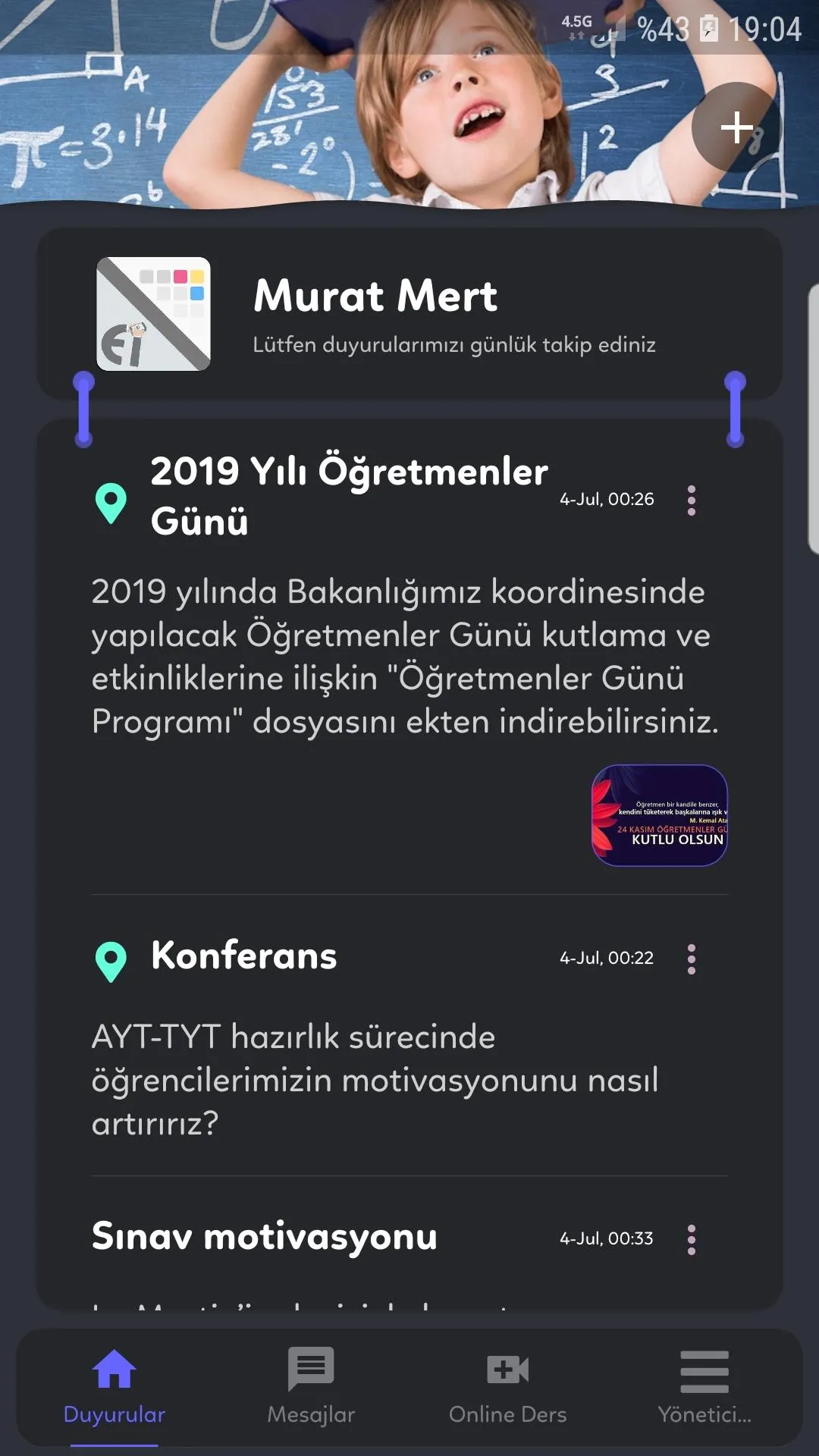 Muradiye Eğitim Kurumları | Indus Appstore | Screenshot