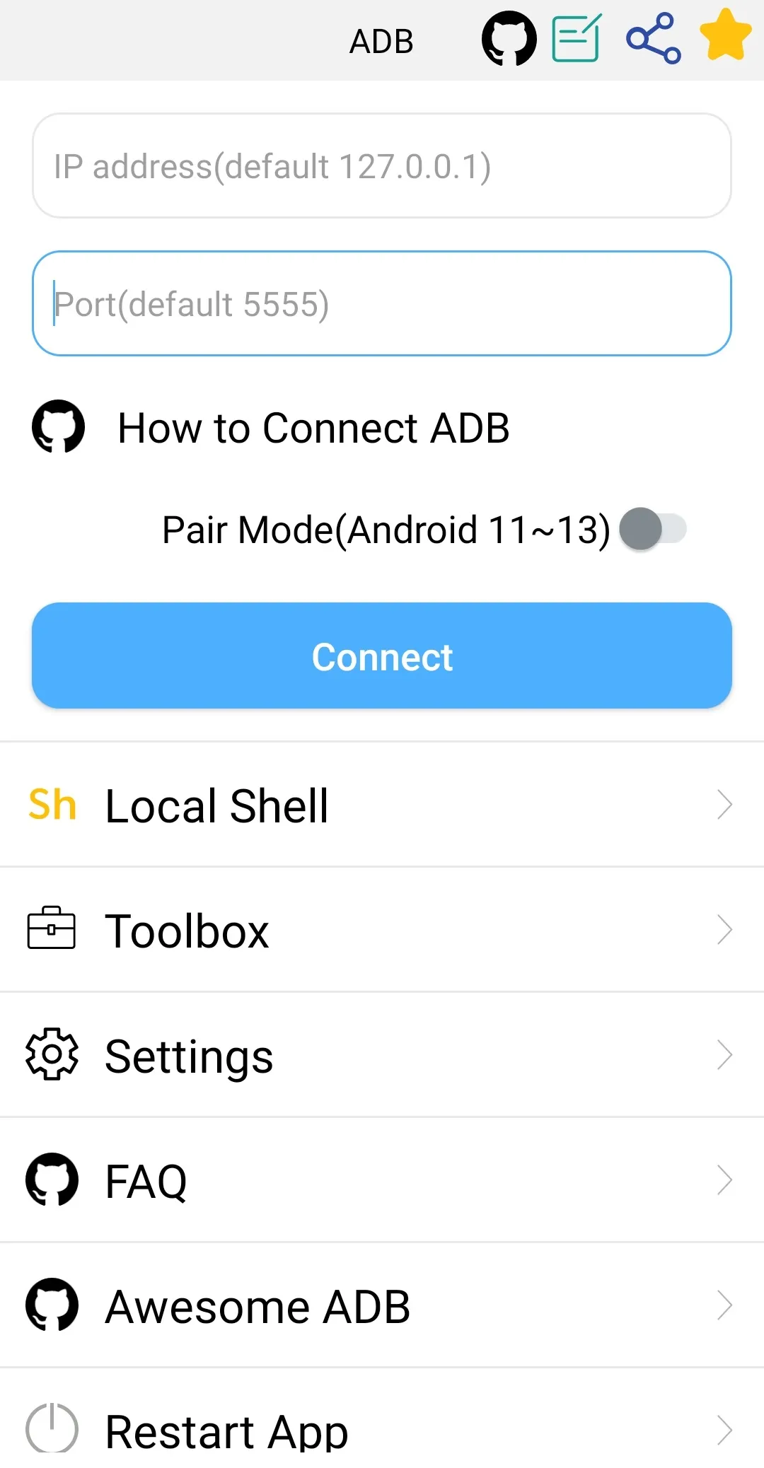 ADB Shell - Debug Toolbox | Indus Appstore | Screenshot