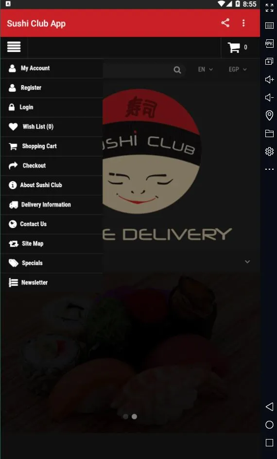 Sushi Club App | Indus Appstore | Screenshot