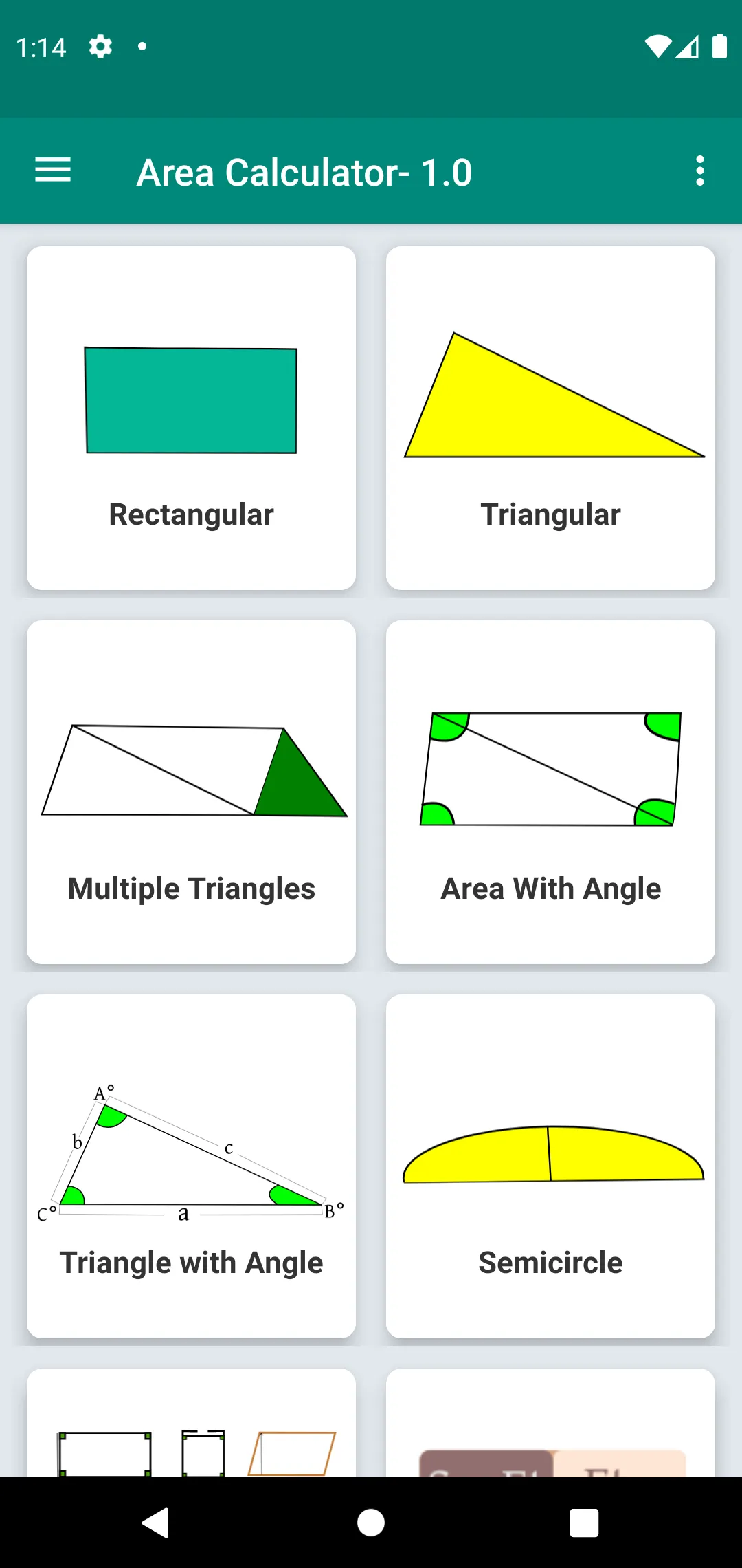 Calculator For Land: All Shape | Indus Appstore | Screenshot