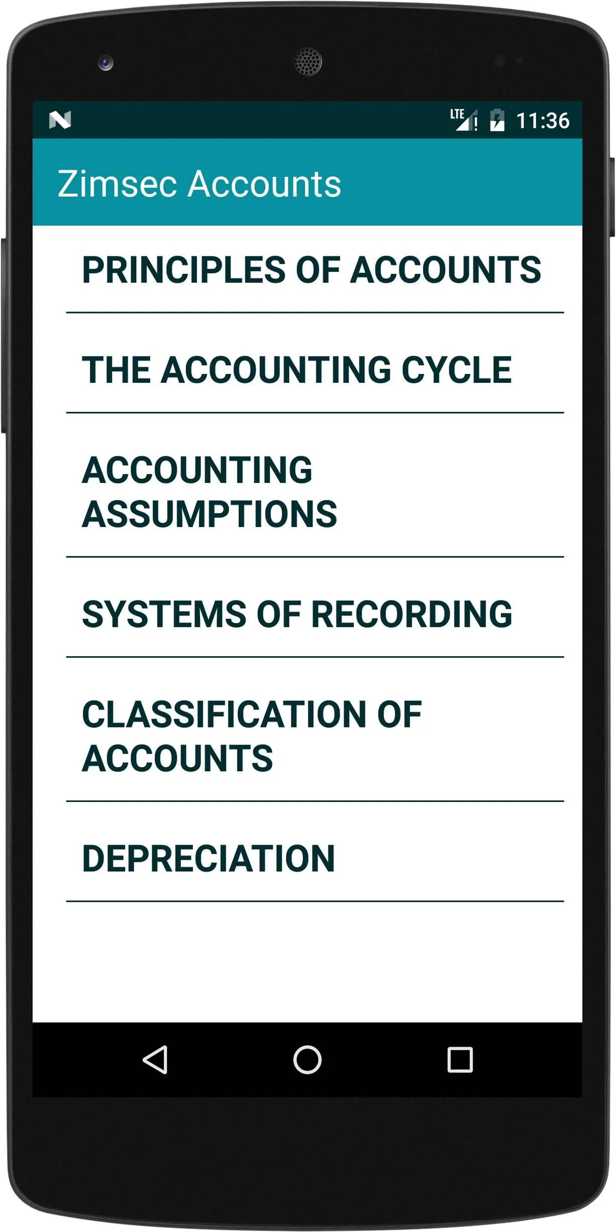 Zimsec Accounts Revision | Indus Appstore | Screenshot