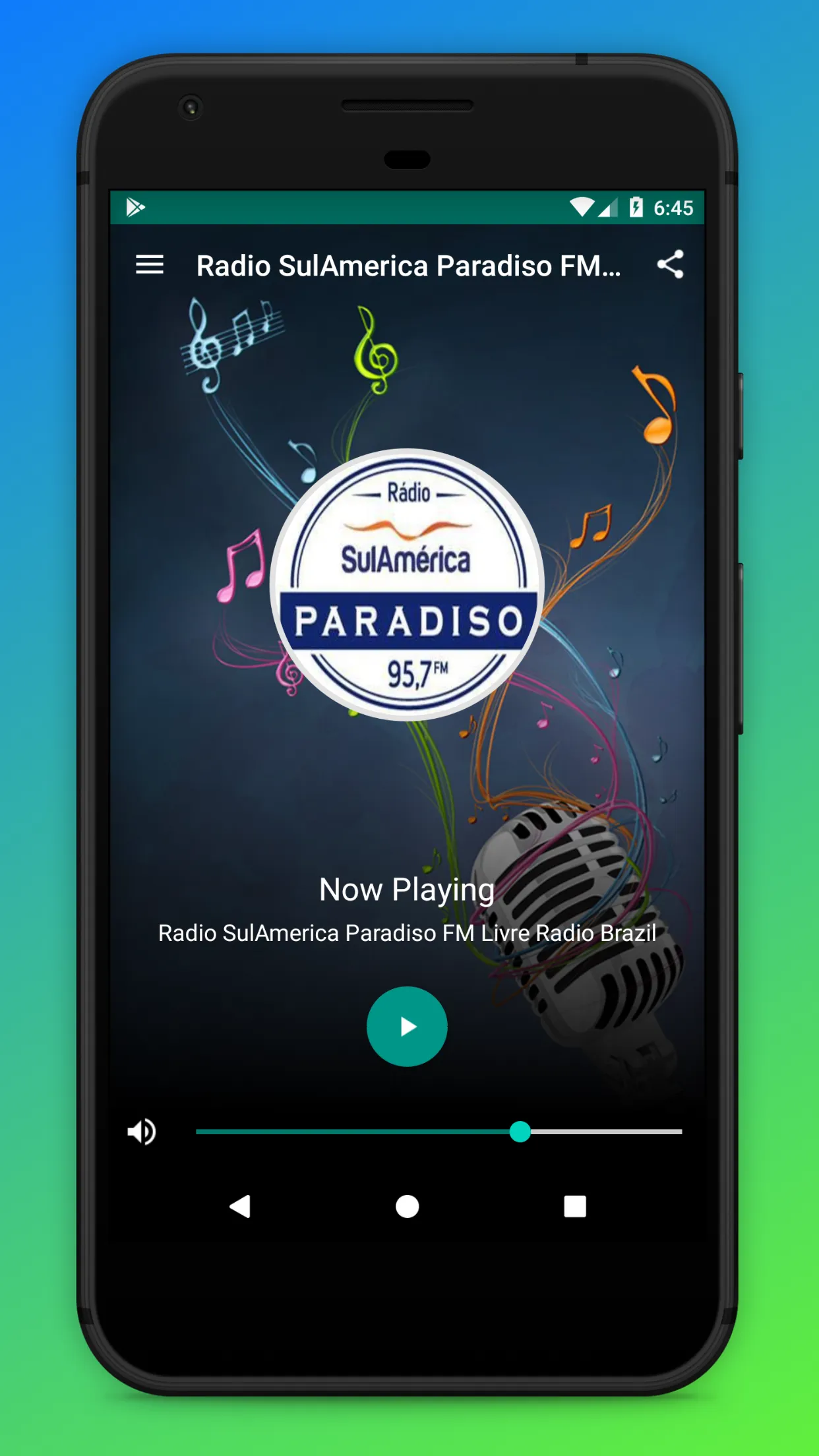 Radio SulAmerica Paradiso App | Indus Appstore | Screenshot