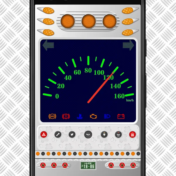 トラック八郎（デコトラスピードメーター） | Indus Appstore | Screenshot