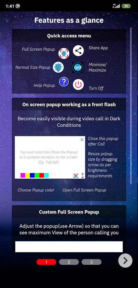 On Screen Flash For Video Call | Indus Appstore | Screenshot