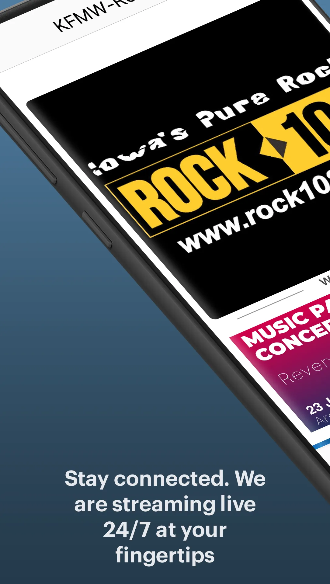 KFMW-Rock 108 | Indus Appstore | Screenshot