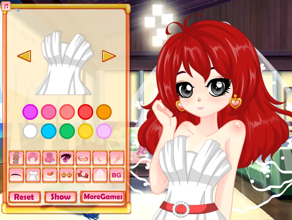 Anime Bride Avatar Maker Games | Indus Appstore | Screenshot