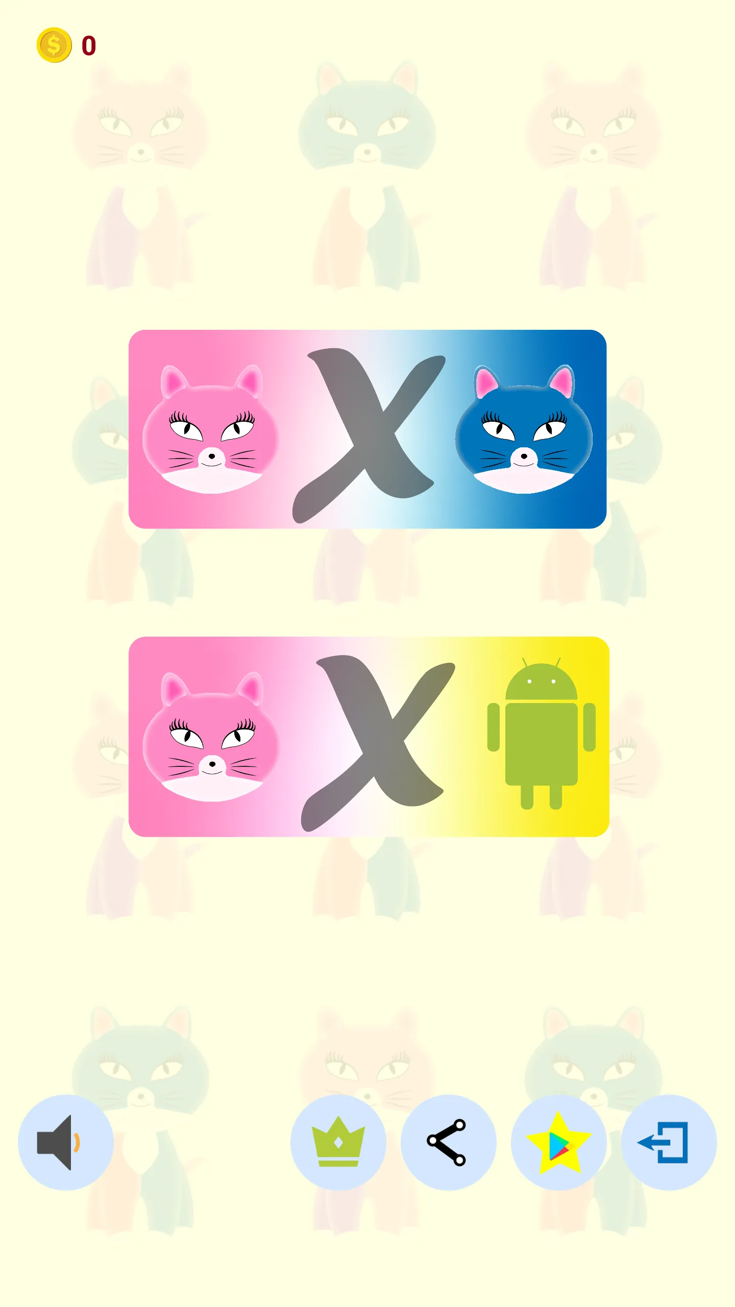 Kitty Tic-Tac-Toe | Indus Appstore | Screenshot