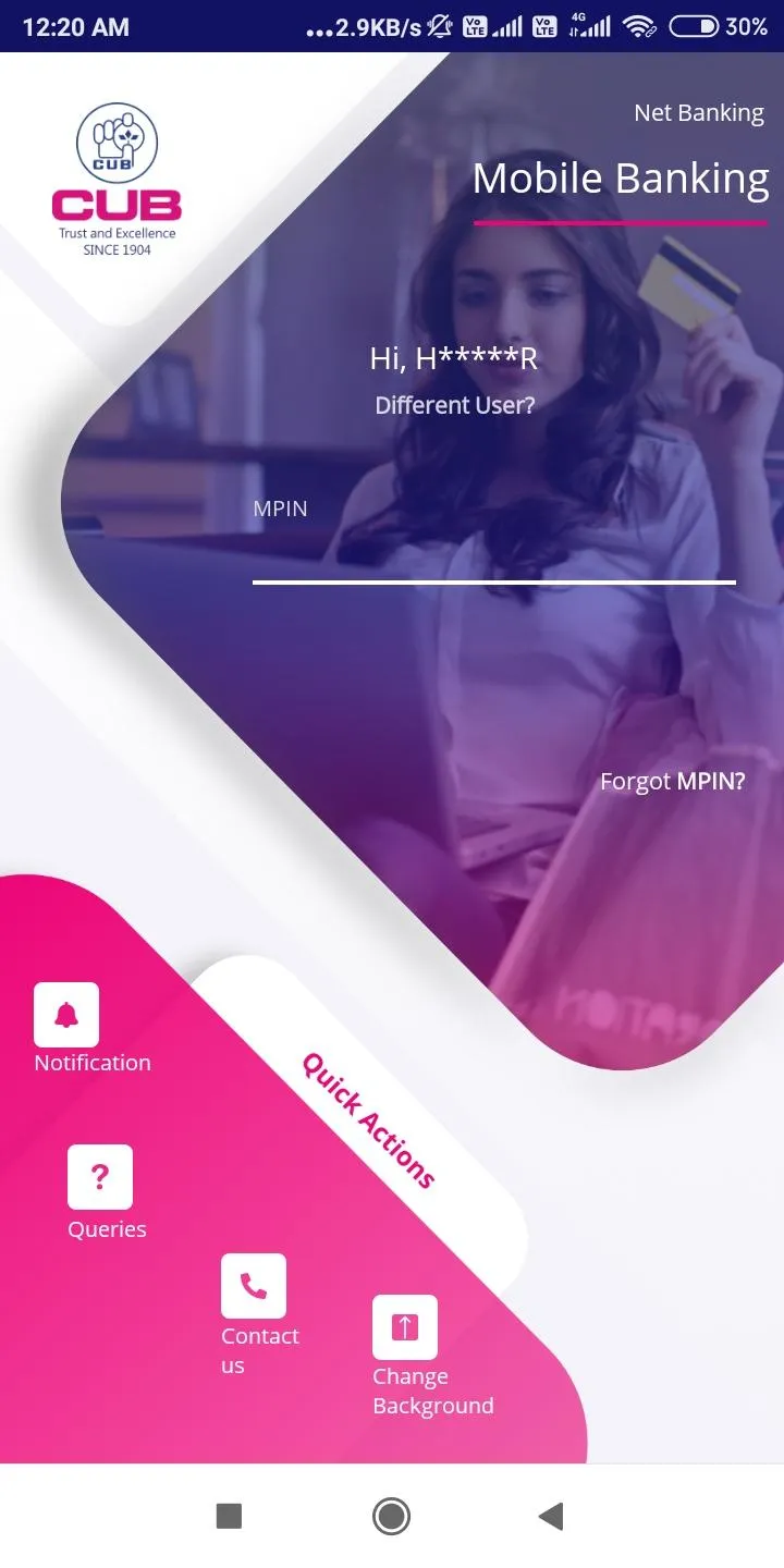 CUB All in one Mobile App | Indus Appstore | Screenshot