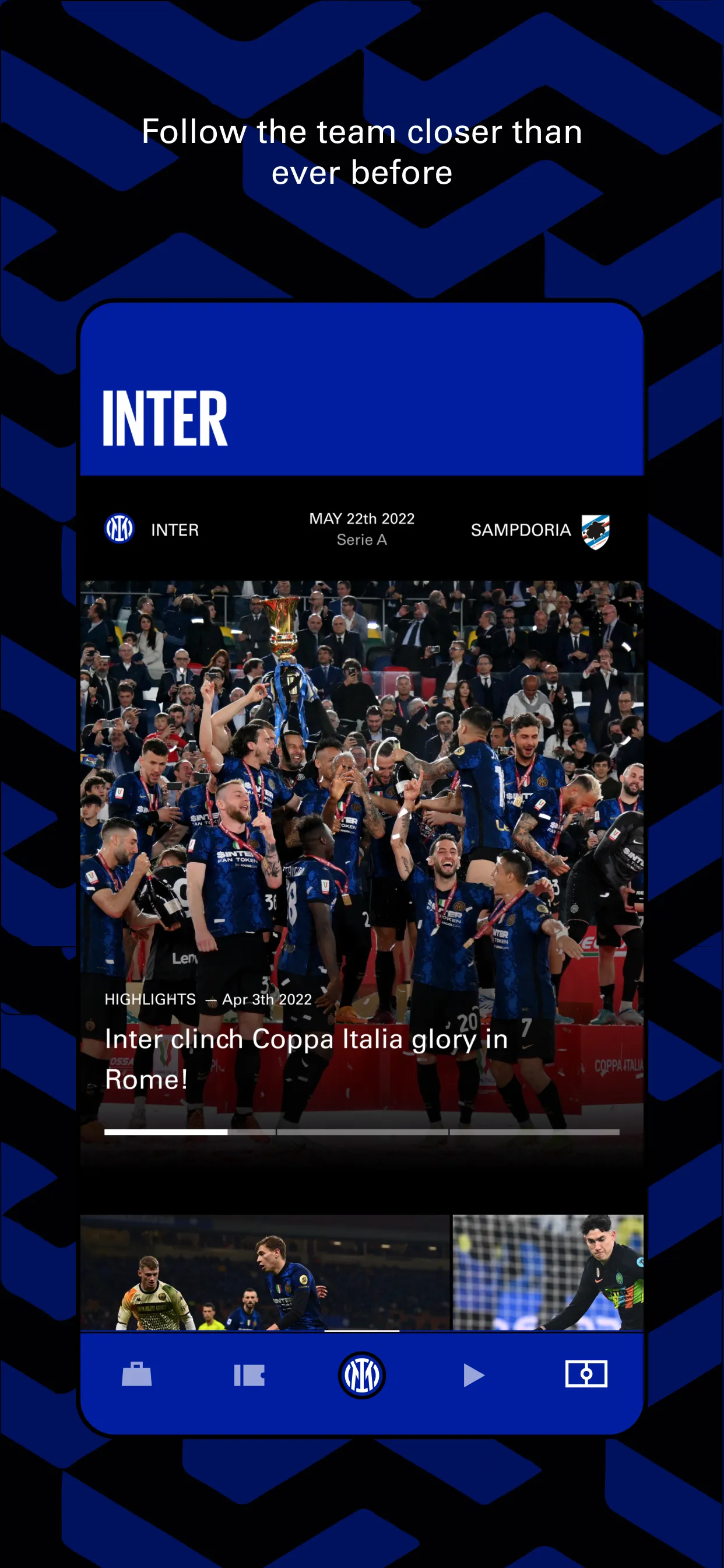 Inter Official App | Indus Appstore | Screenshot