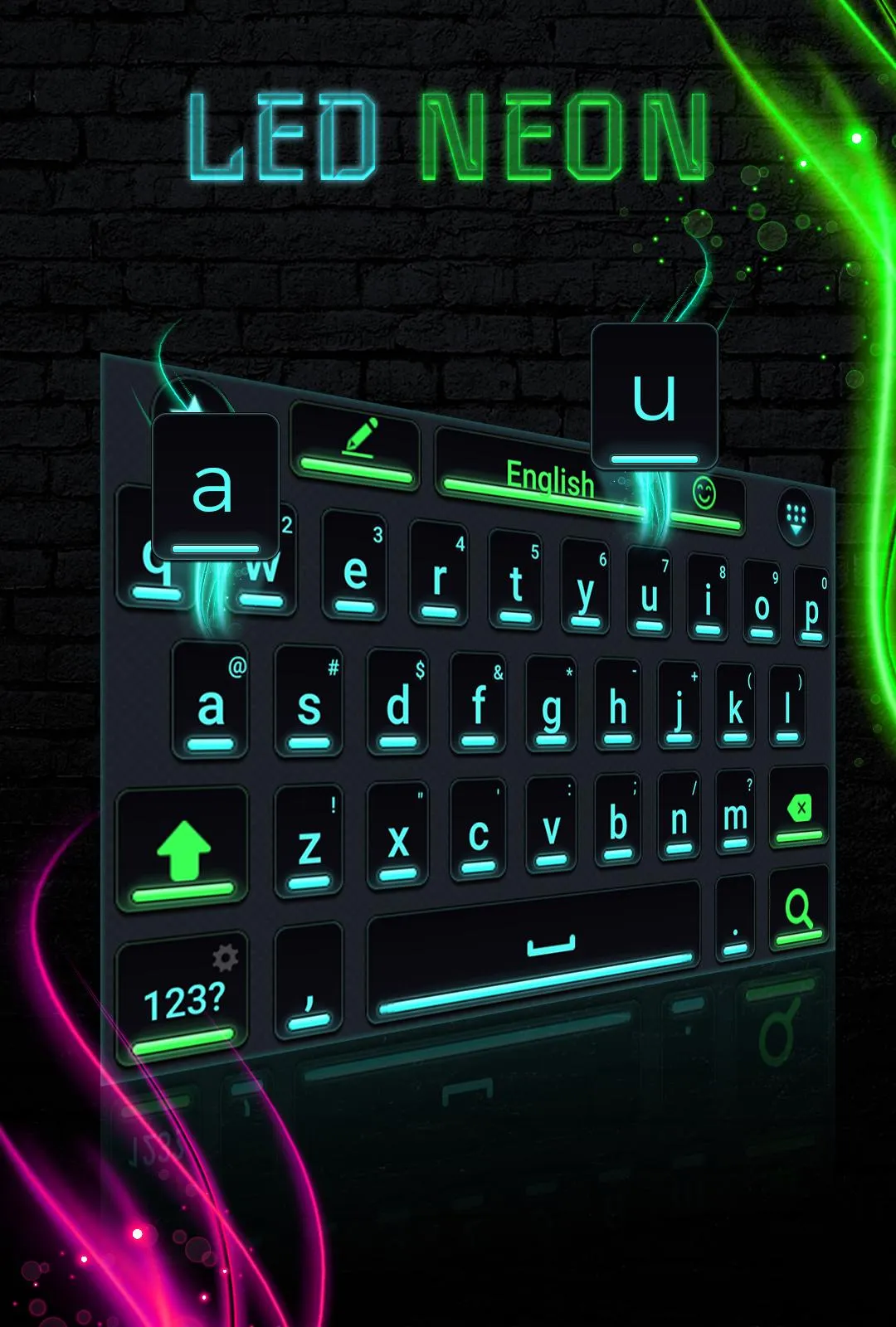 RGB Neon Keyboard | Indus Appstore | Screenshot