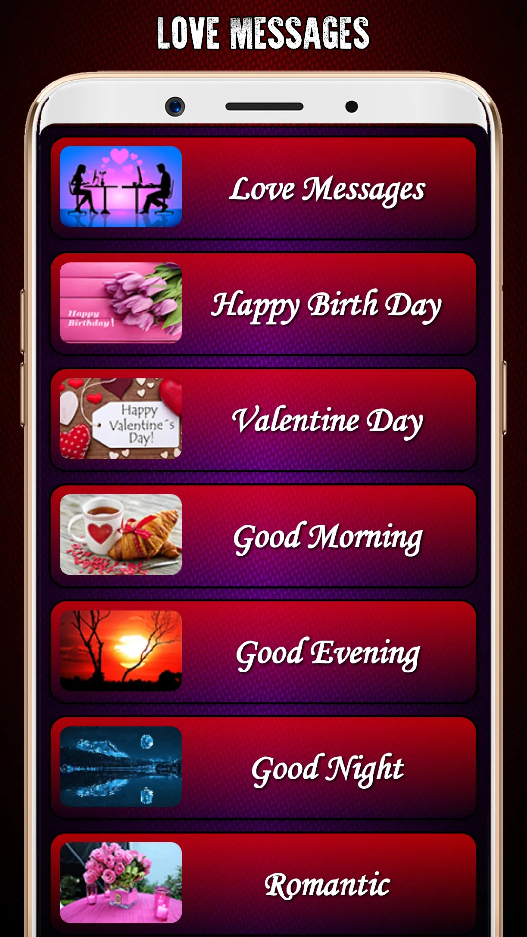 Romantic Love Messages | Indus Appstore | Screenshot