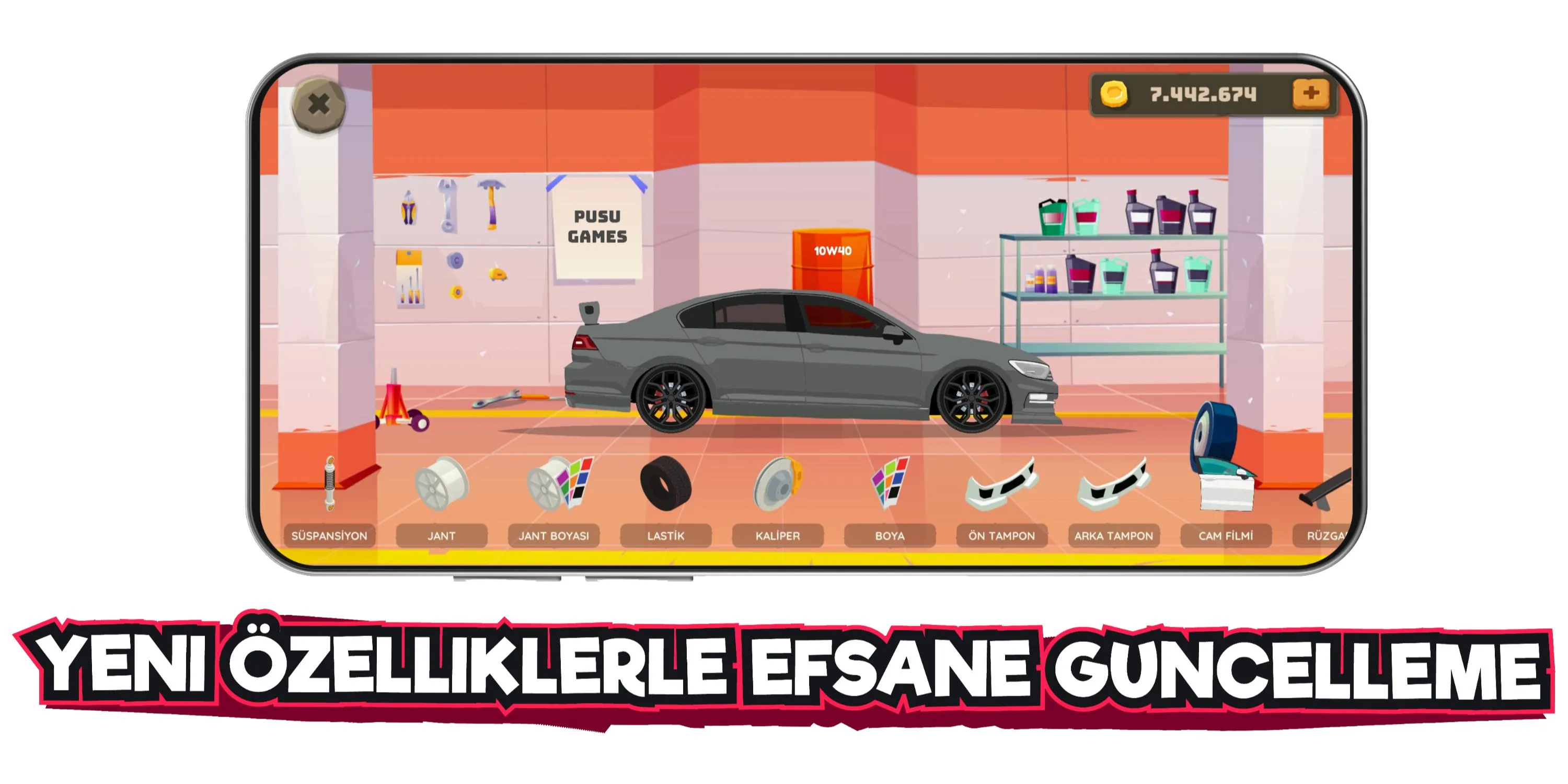 2d Car Series Tuning Game | Indus Appstore | Screenshot