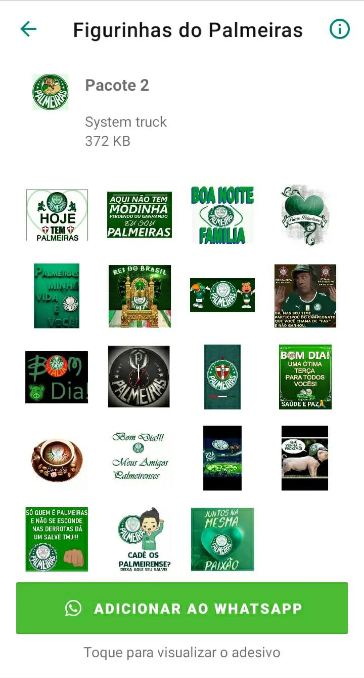 Figurinhas do Palmeiras | Indus Appstore | Screenshot