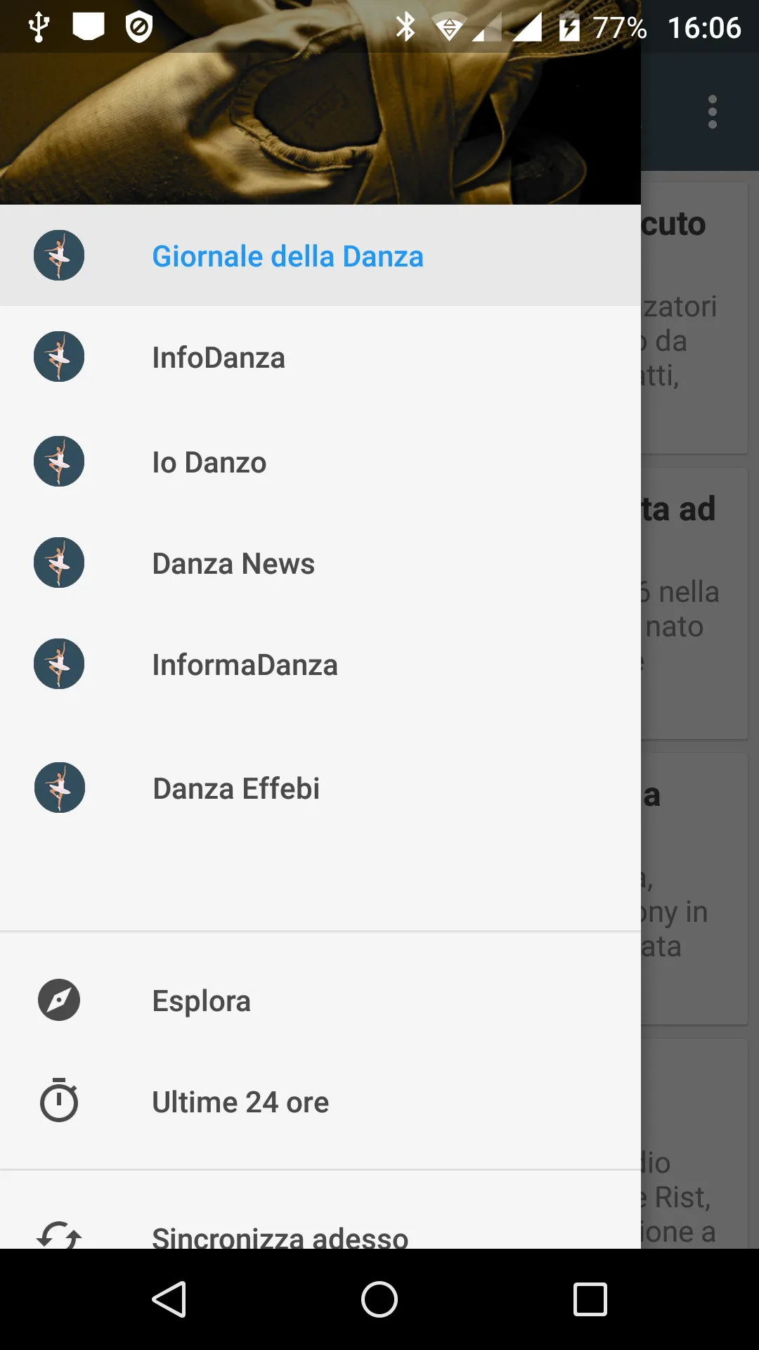 Danza Notizie | Indus Appstore | Screenshot