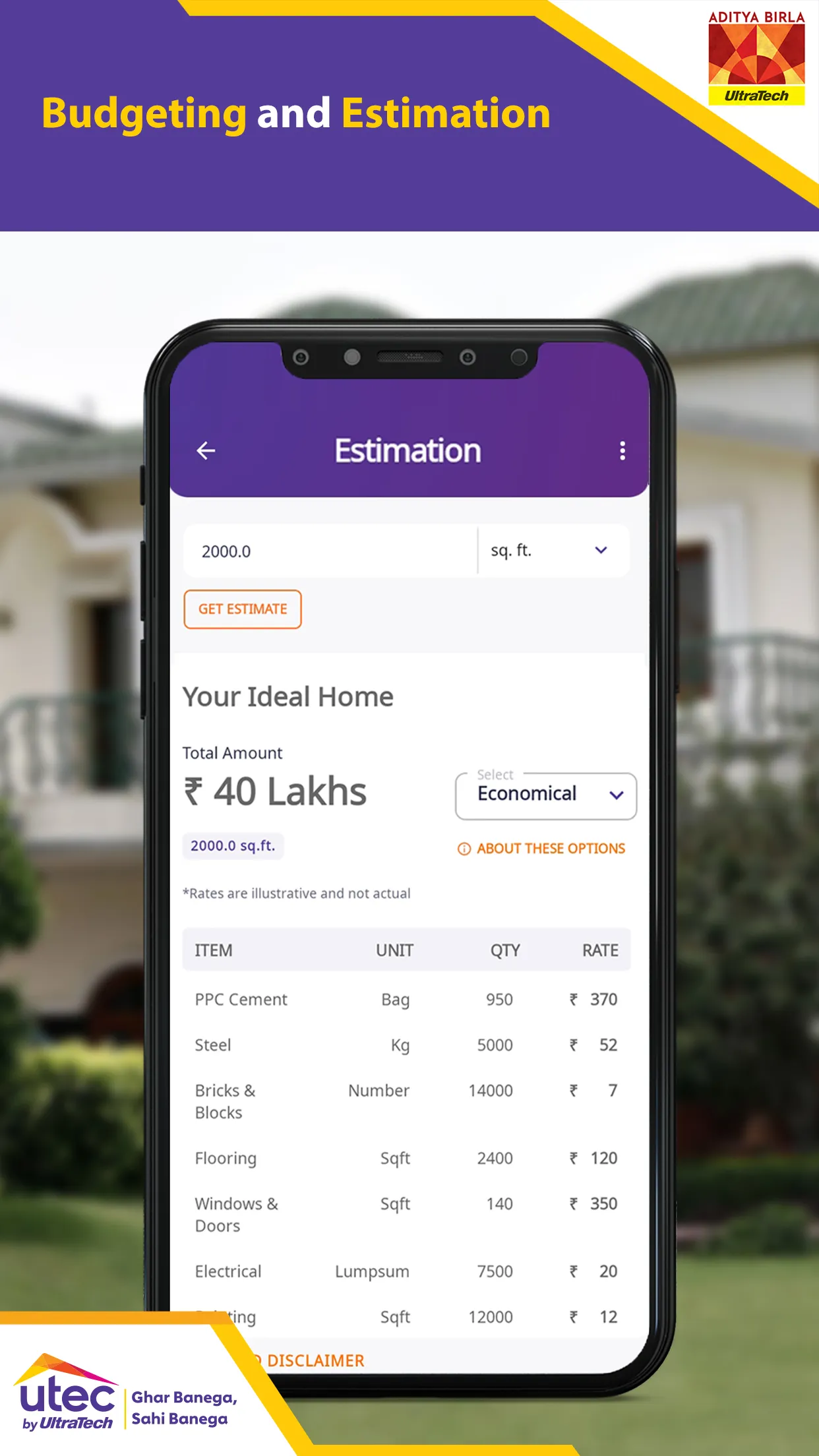 Utec Home Building Partner App | Indus Appstore | Screenshot