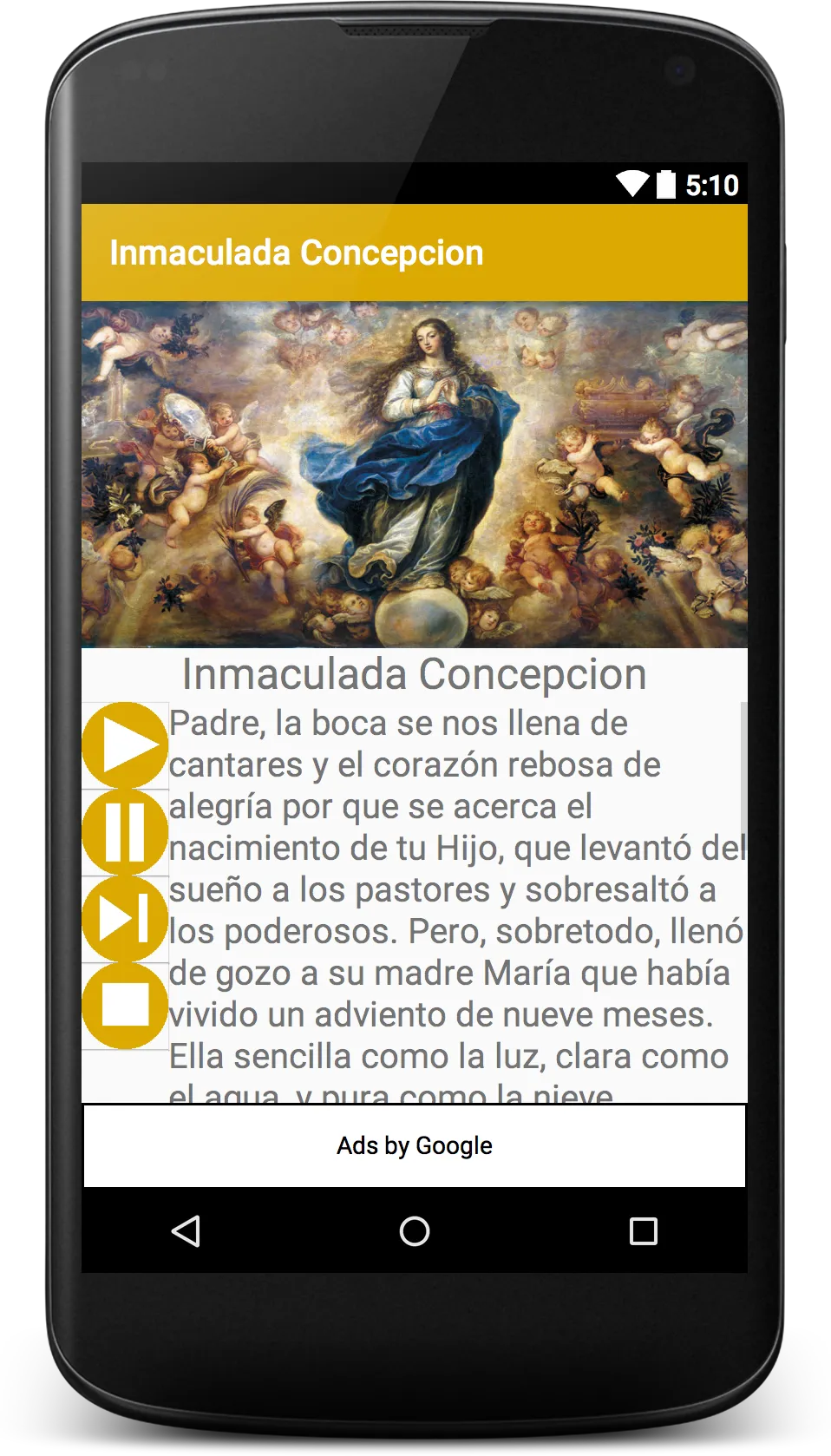 Inmaculada Concepcion | Indus Appstore | Screenshot