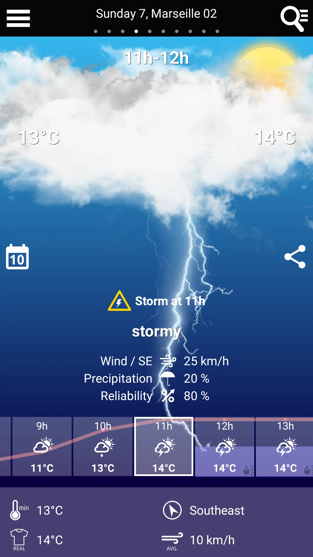 France Weather | Indus Appstore | Screenshot