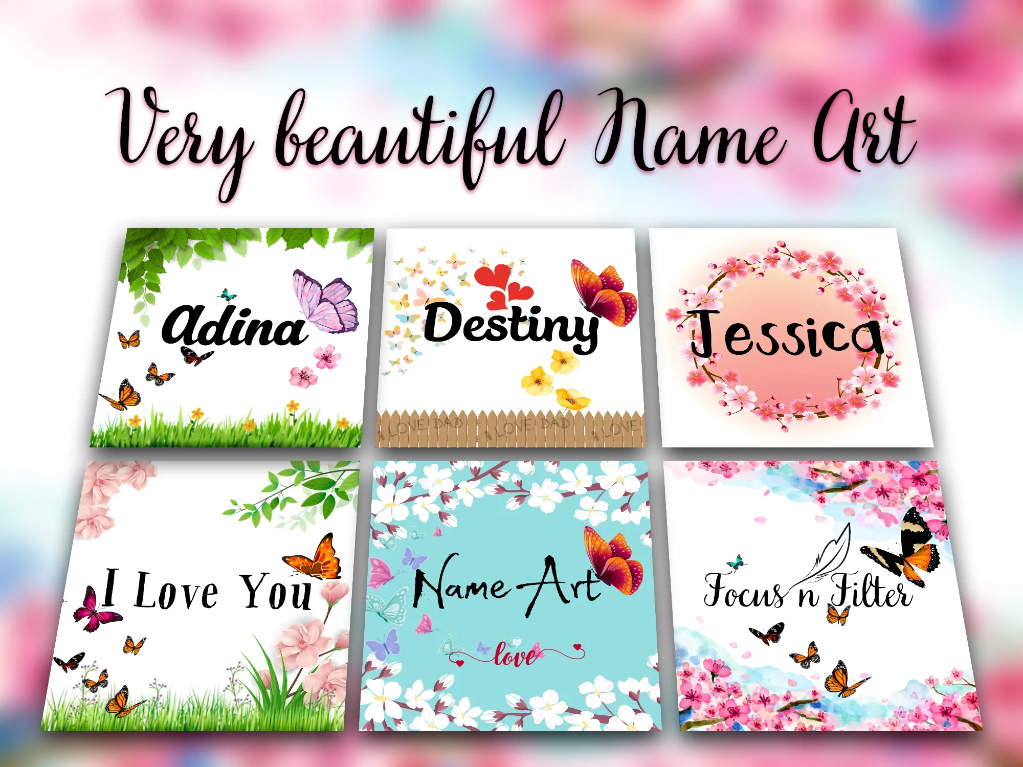 Name Art - Focus n Filter | Indus Appstore | Screenshot