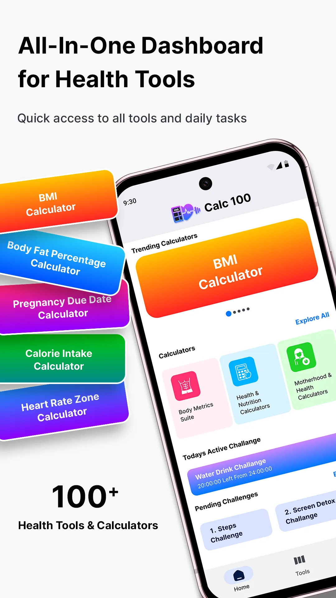 Calc 100 : Health & Fitness | Indus Appstore | Screenshot
