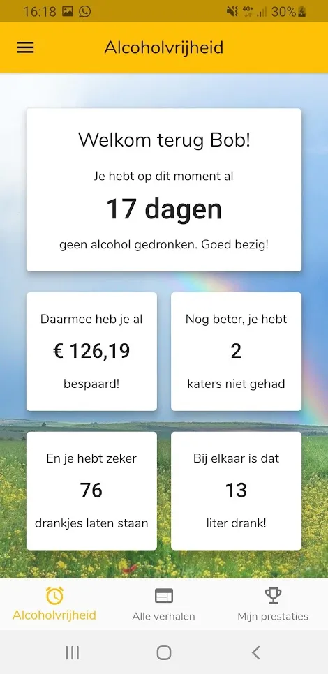 Alcoholvrijheid | Indus Appstore | Screenshot