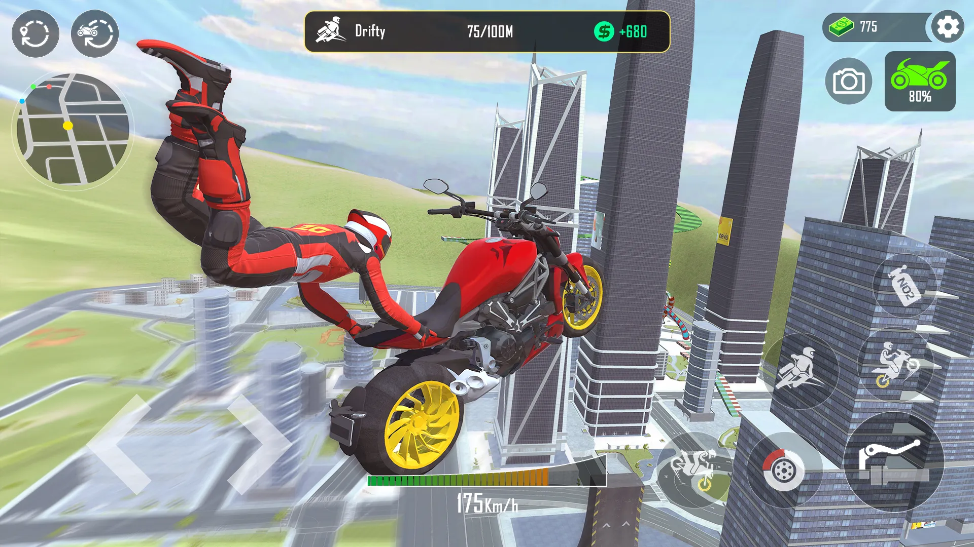 GT Moto Stunt 3D: Driving Game | Indus Appstore | Screenshot
