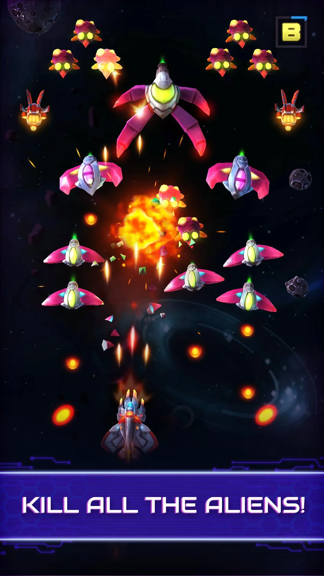 Neonverse: Invaders Shoot'EmUp | Indus Appstore | Screenshot