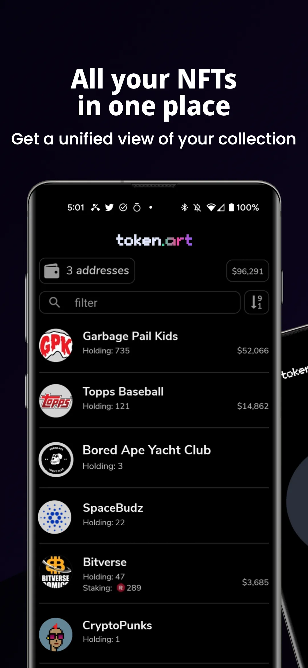 token.art: NFT Wallet Viewer | Indus Appstore | Screenshot