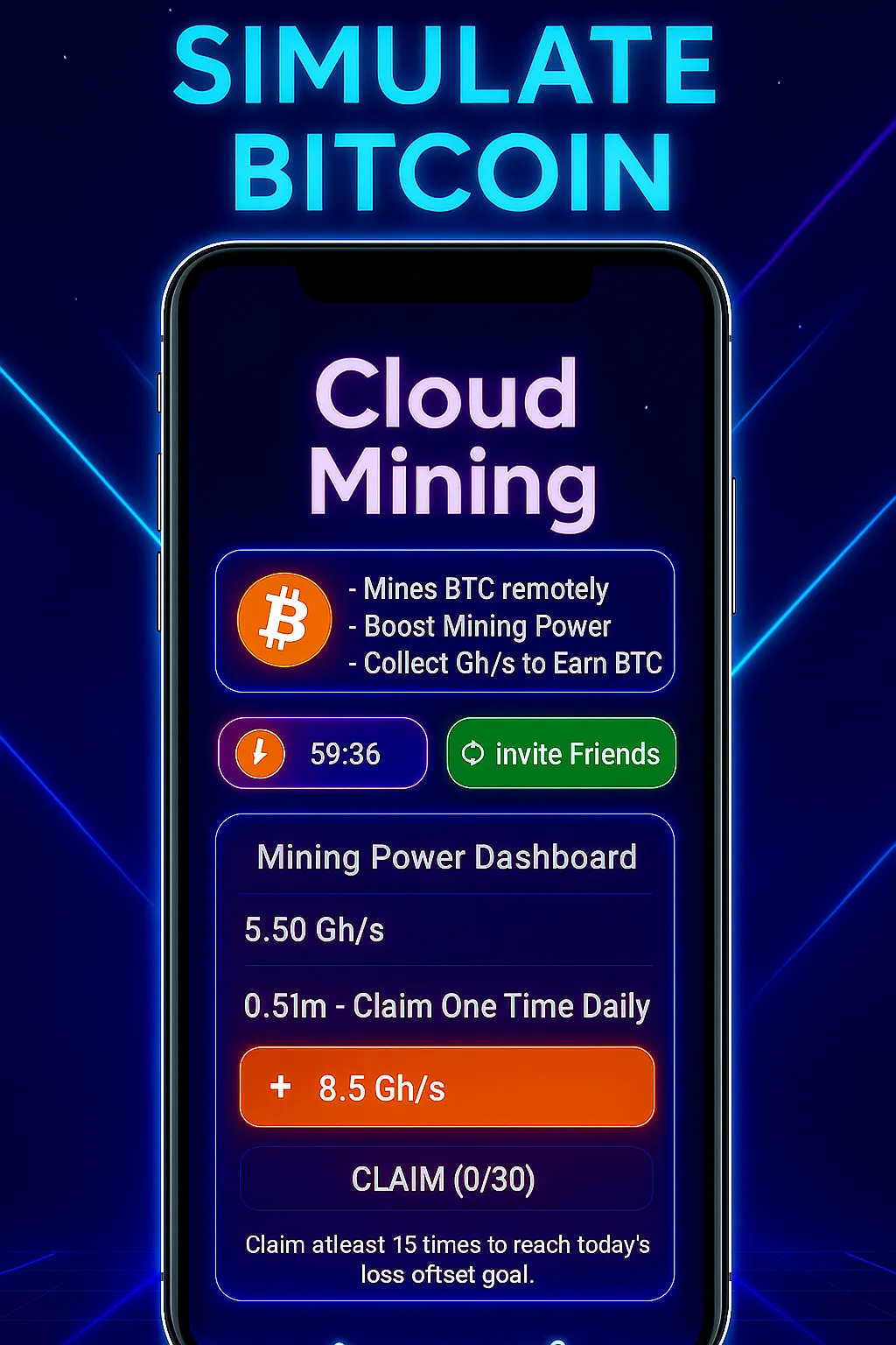 Bitcoin Mining BTC Cloud Miner | Indus Appstore