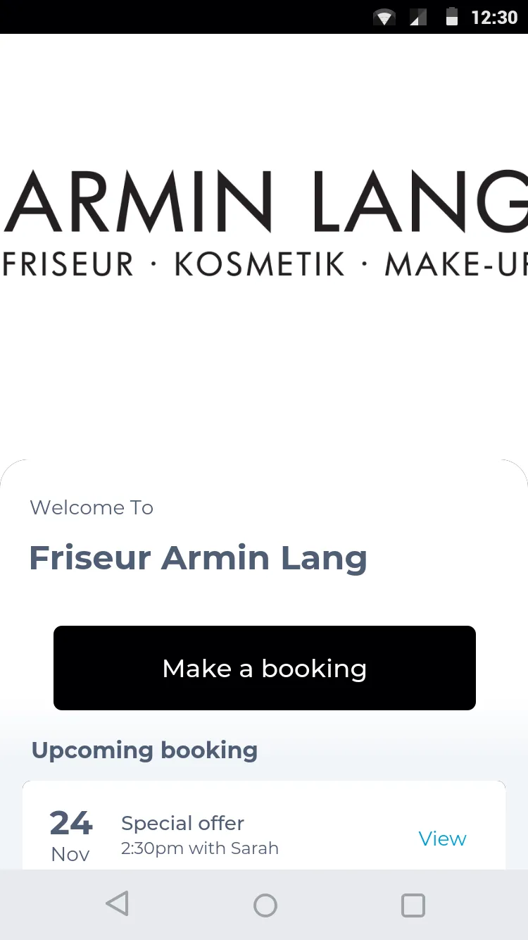 Friseur Armin Lang | Indus Appstore | Screenshot