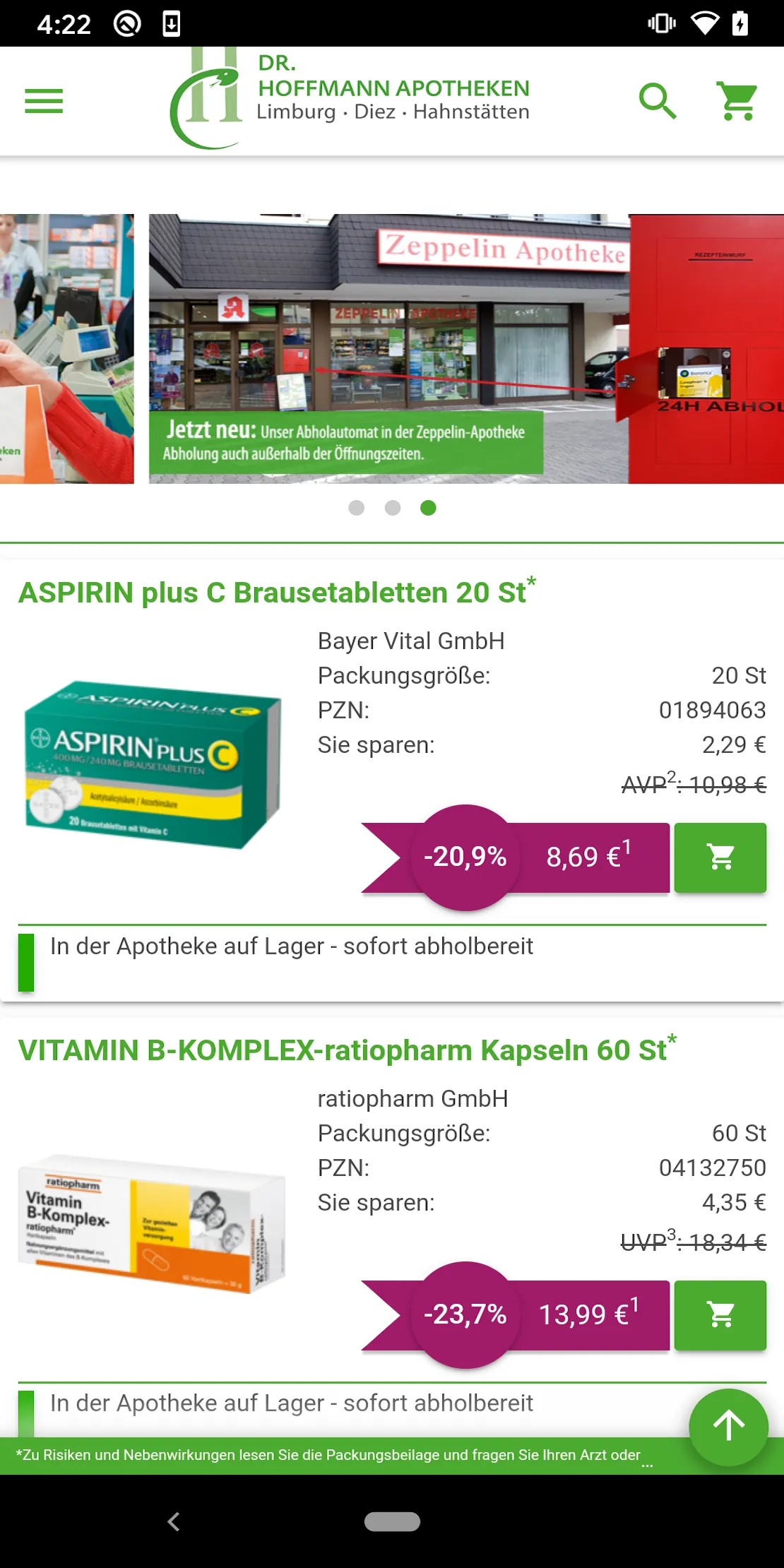 Hoffmann-Apotheken | Indus Appstore | Screenshot