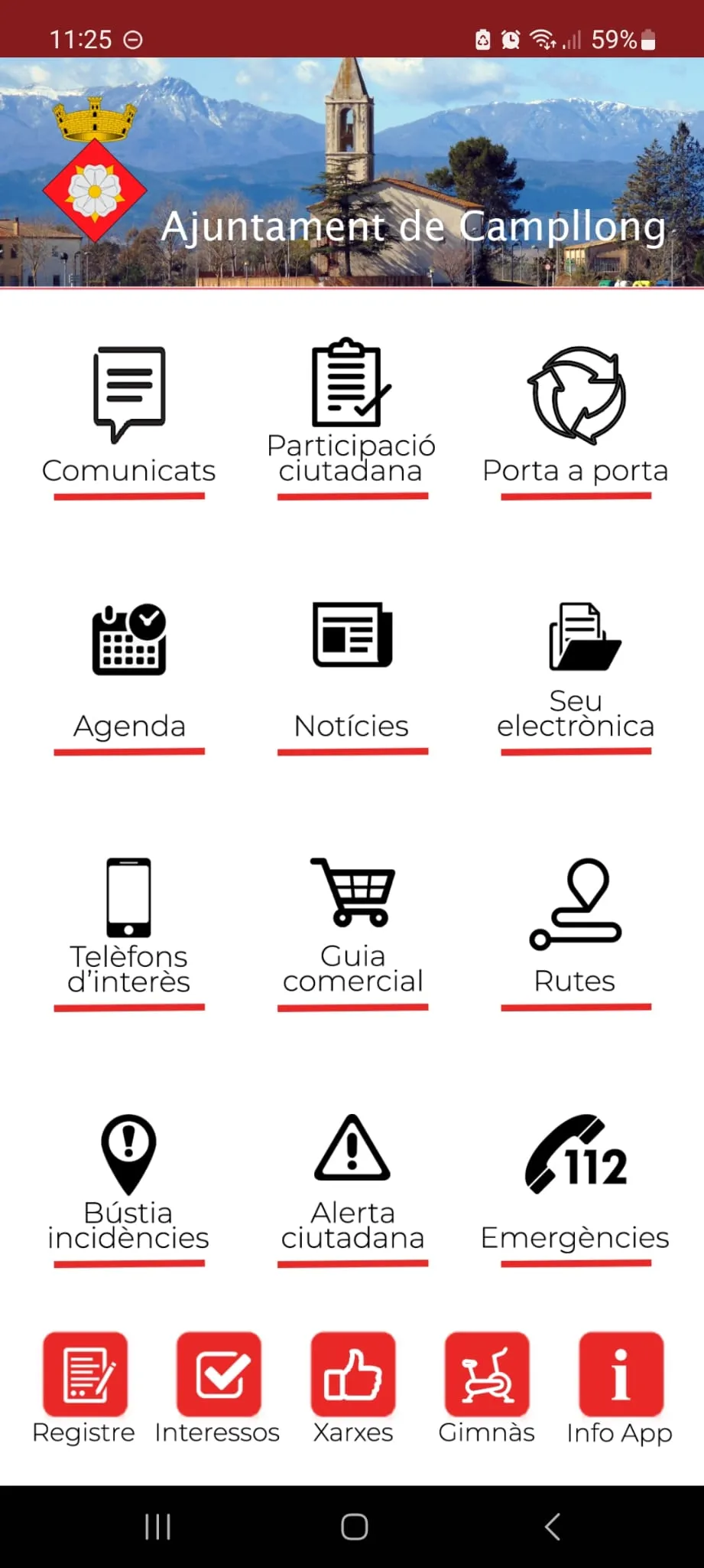 Ajuntament de Campllong | Indus Appstore | Screenshot