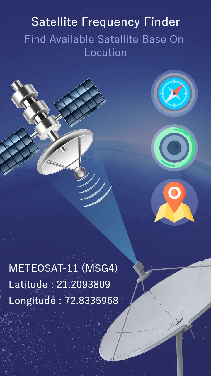 Satellite Frequency Finder | Indus Appstore | Screenshot