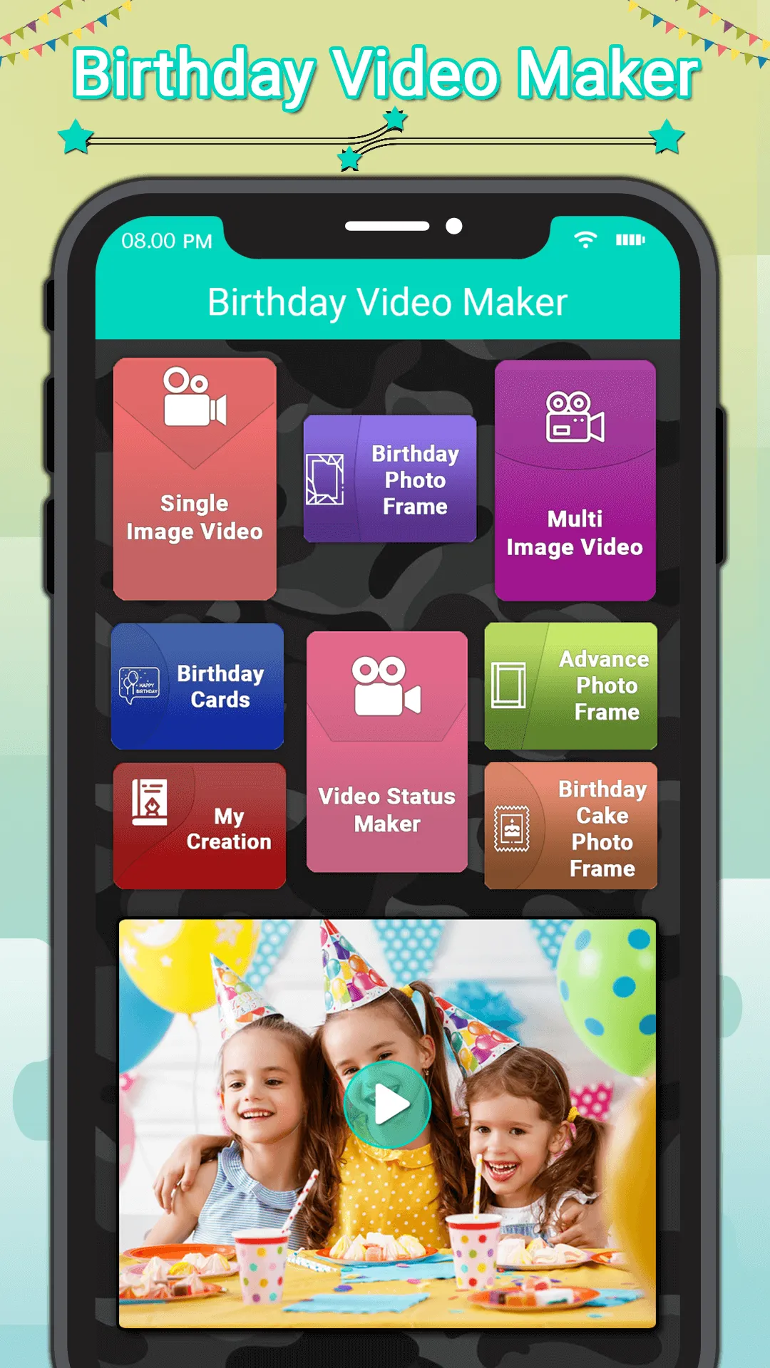 Birthday Photo Video Maker | Indus Appstore | Screenshot