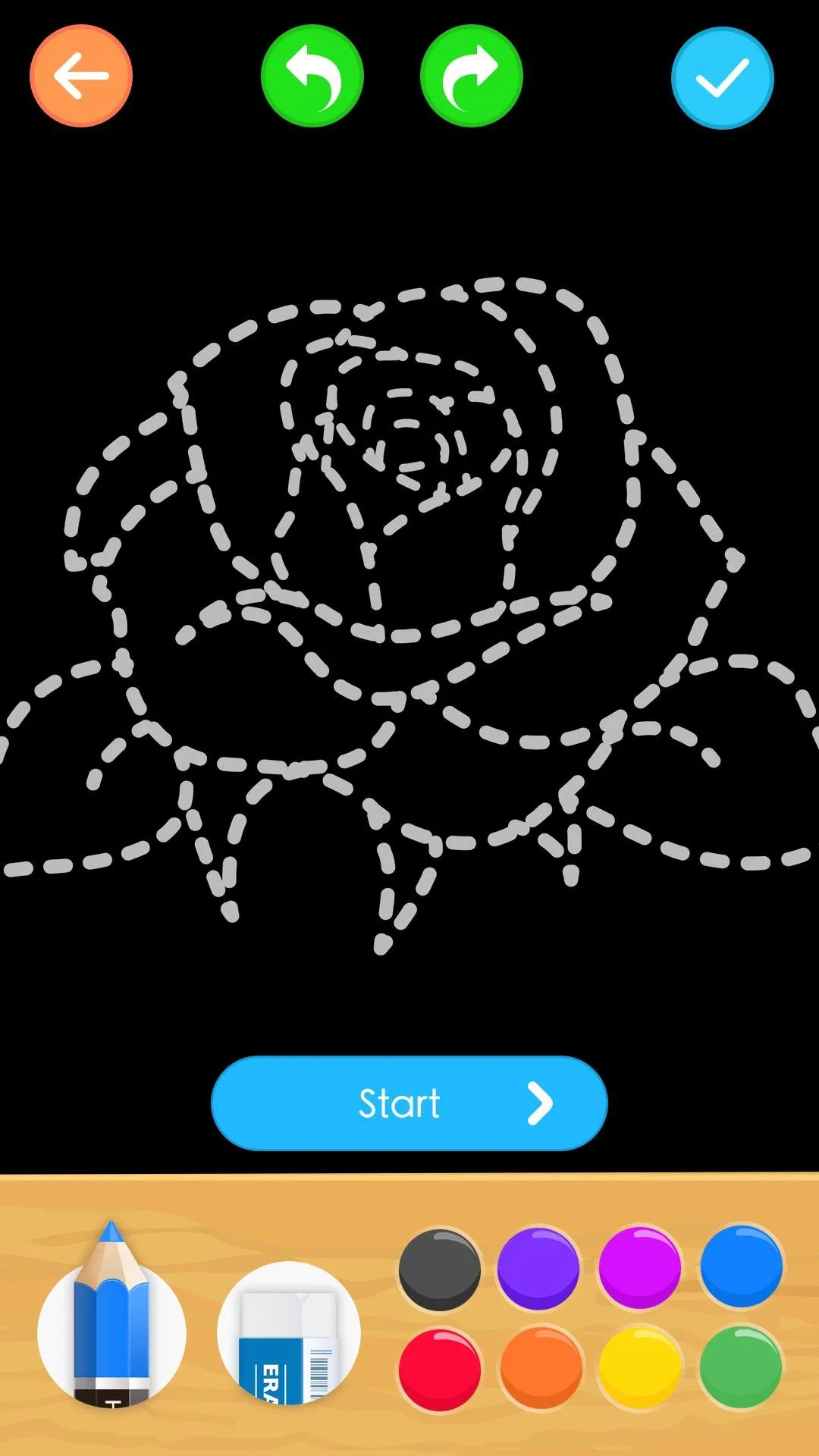 Learn to Draw Flower | Indus Appstore | Screenshot