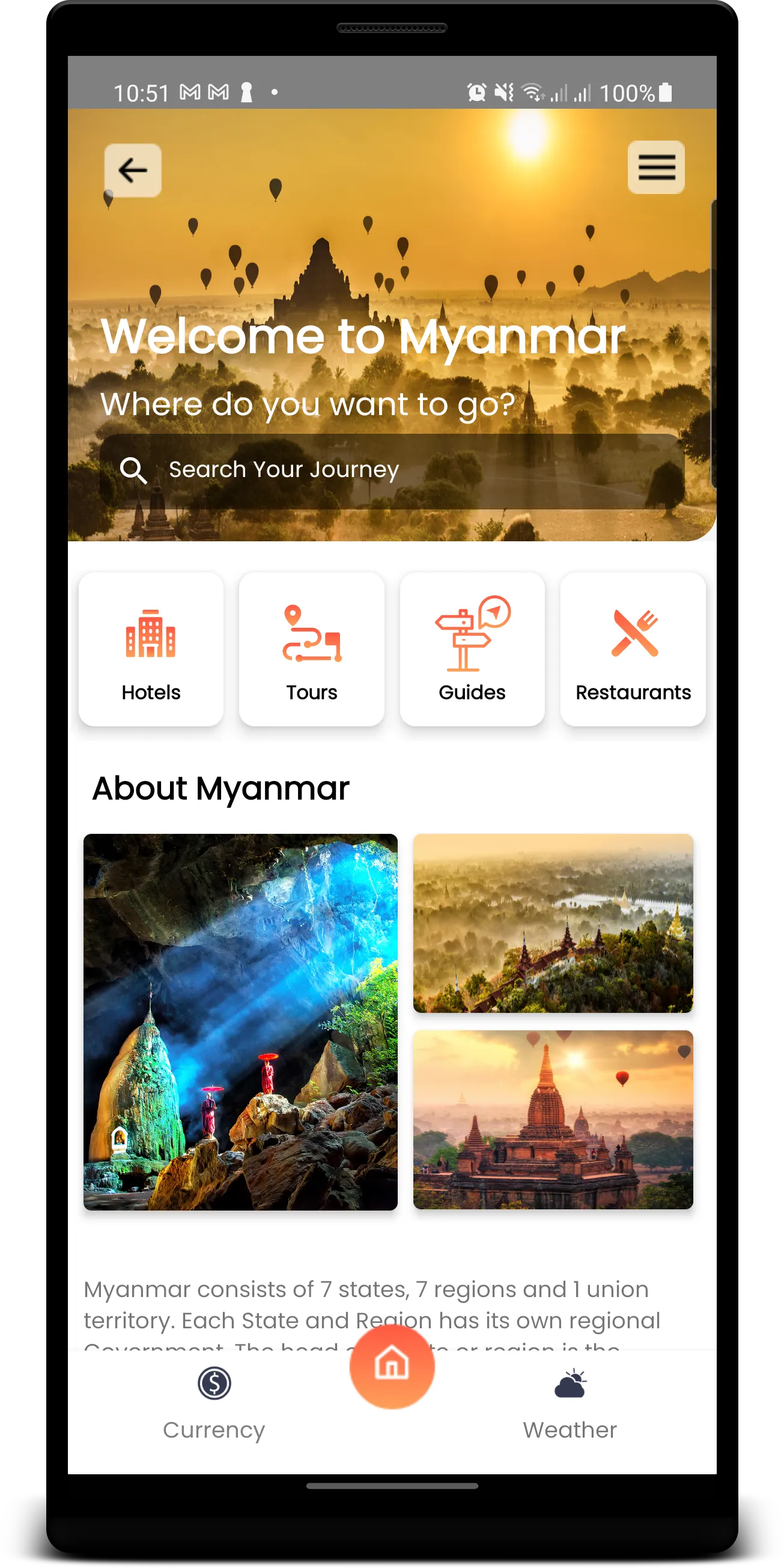 Myanmar Be Enchanted | Indus Appstore | Screenshot