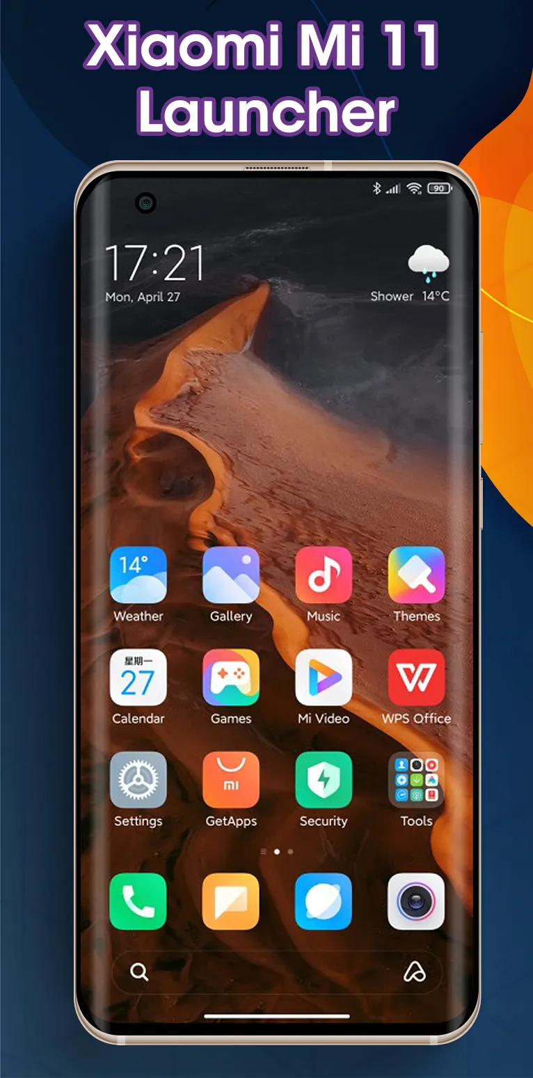 Xiaomi mi 11 Launcher, theme | Indus Appstore | Screenshot