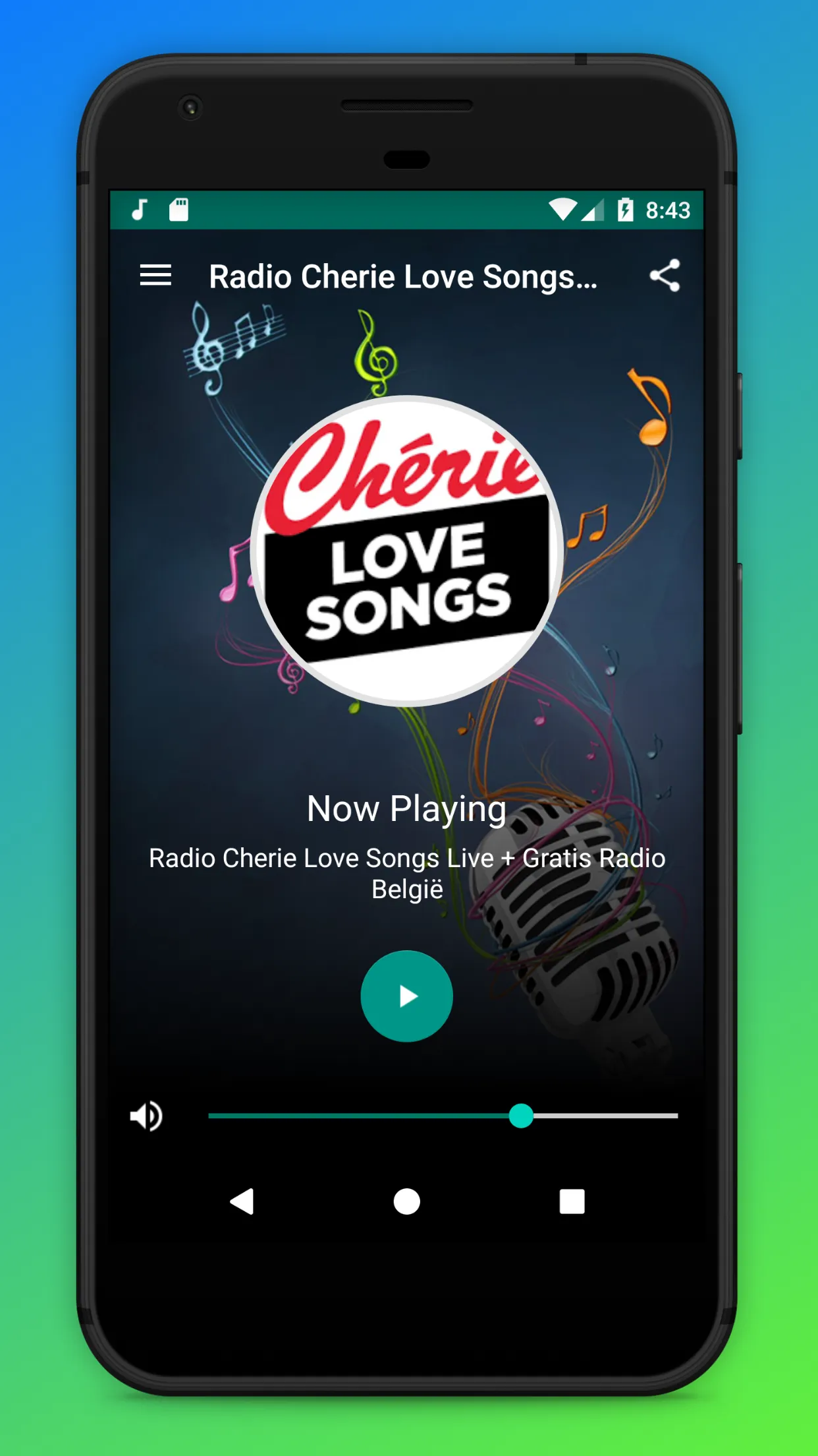 Radio Cherie FM Love Songs App | Indus Appstore | Screenshot