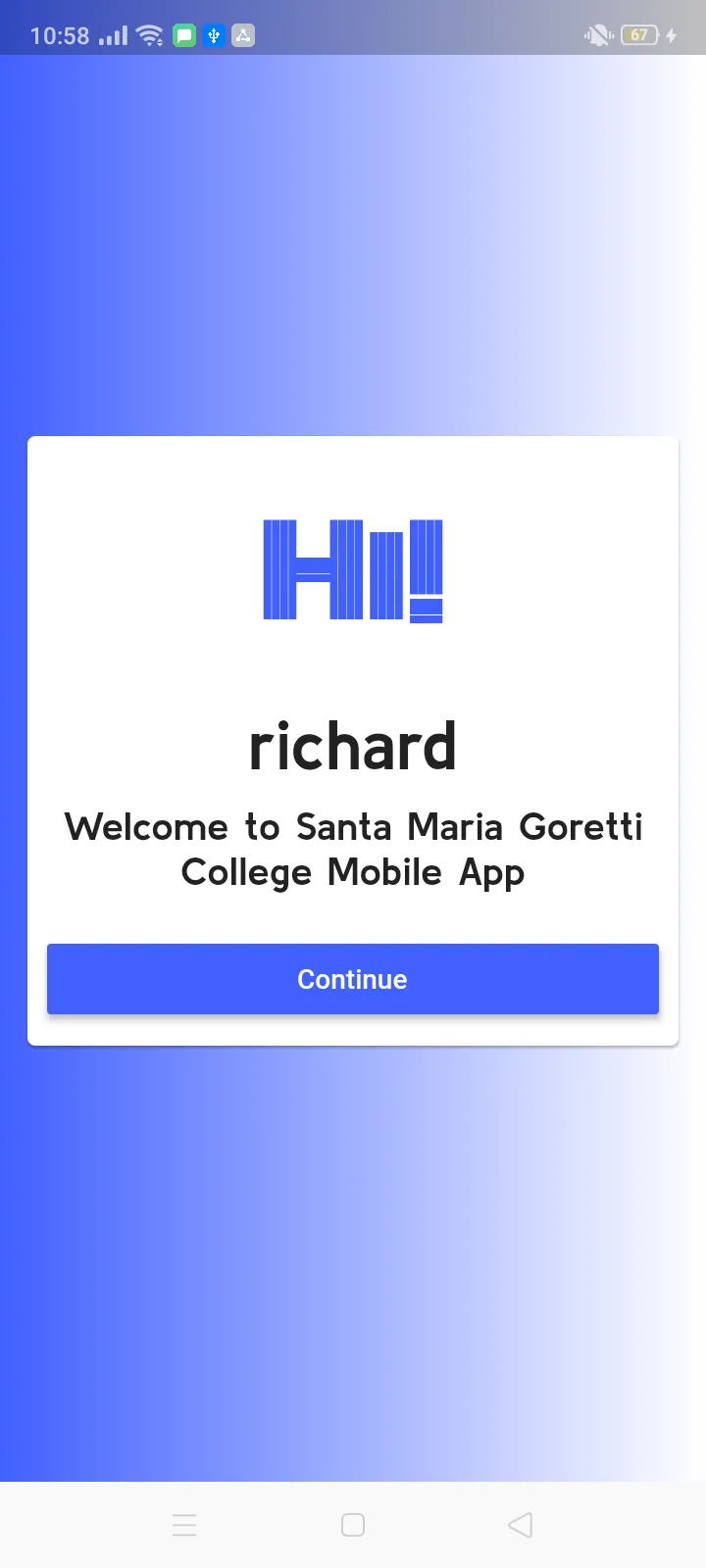 Santa Maria Goretti College | Indus Appstore | Screenshot