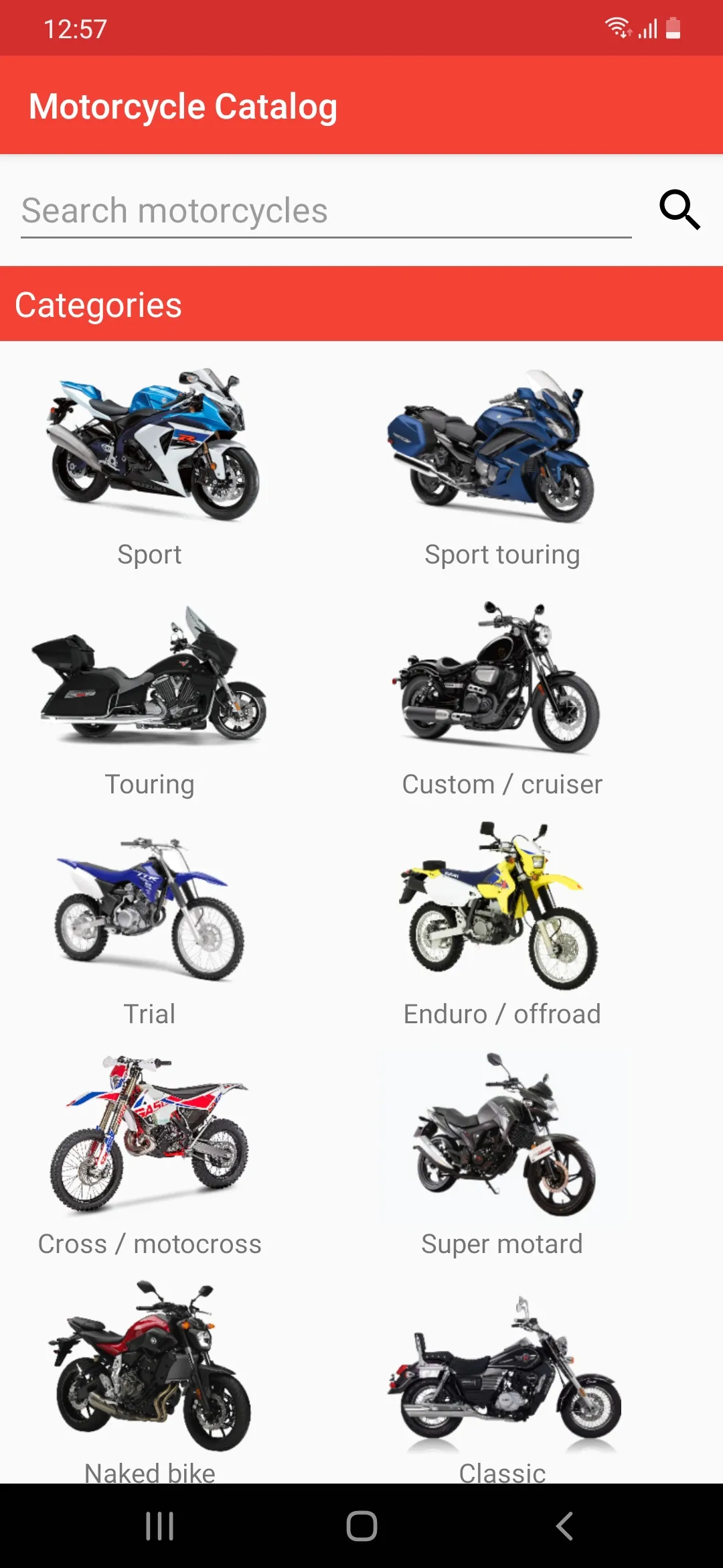 Moto Catalog: all about bikes | Indus Appstore | Screenshot