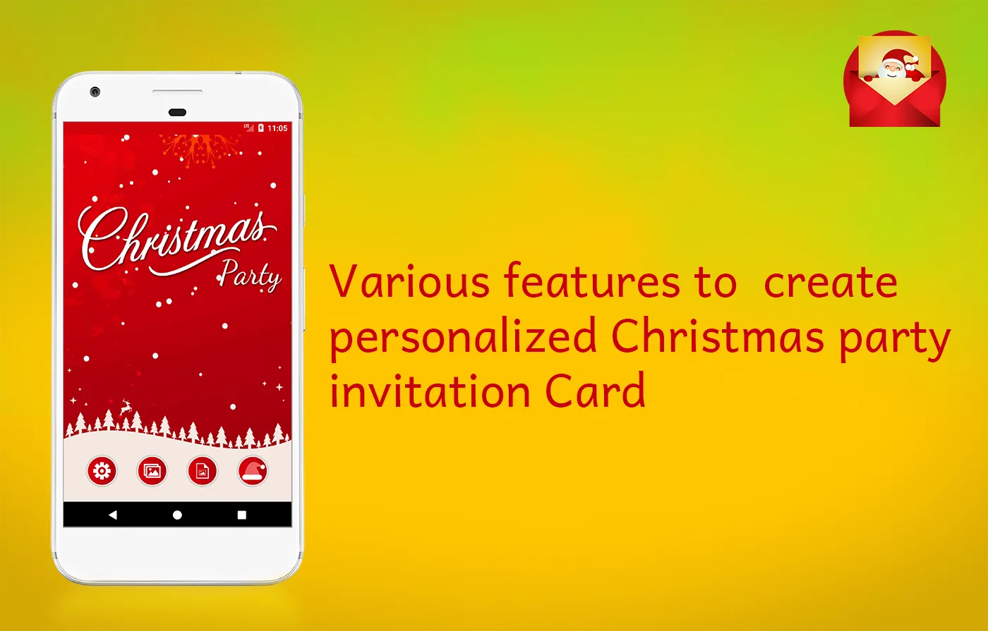 Christmas Party Invitations Ca | Indus Appstore | Screenshot