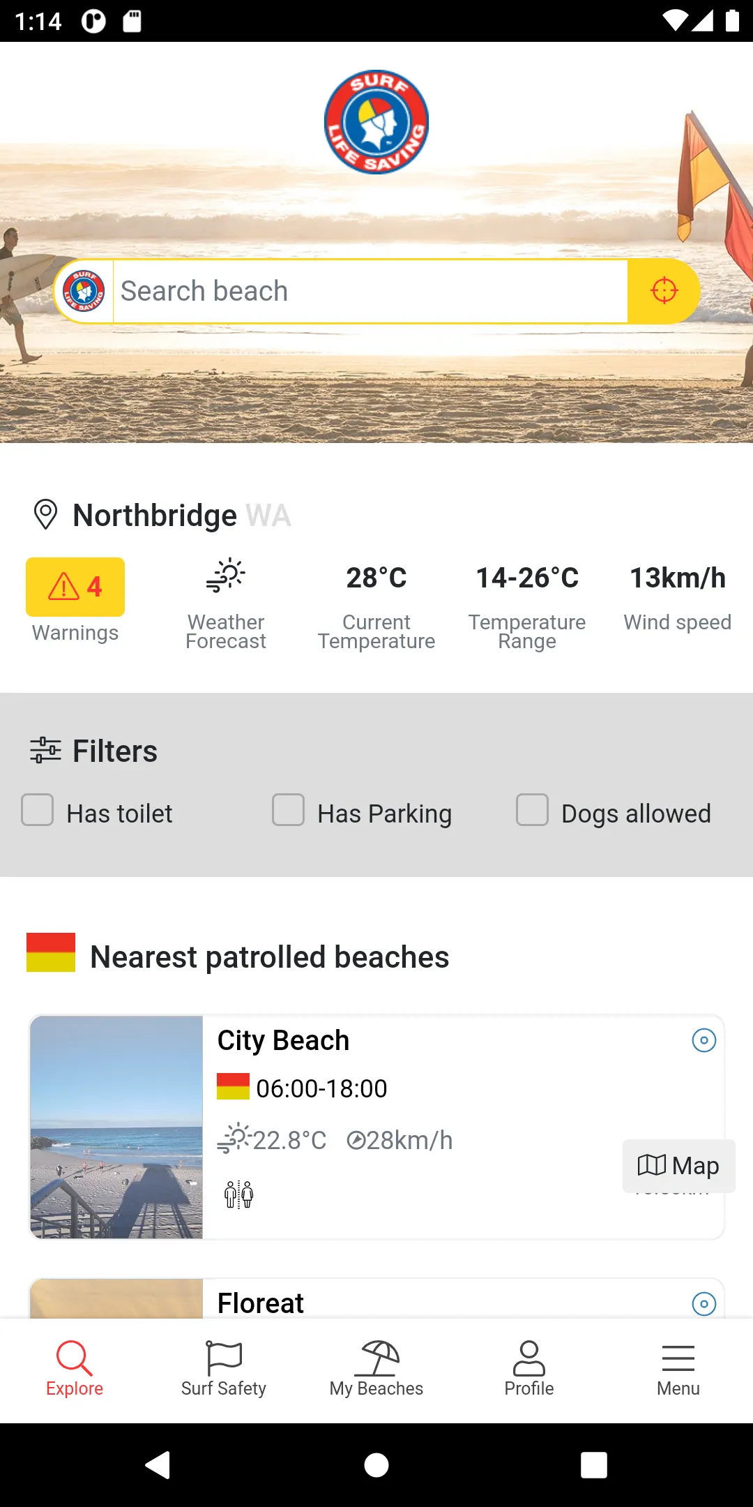 Beachsafe | Indus Appstore | Screenshot