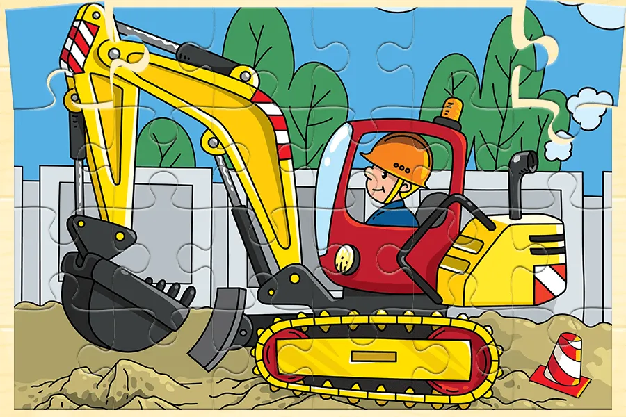 Construction Vehicles Puzzle | Indus Appstore | Screenshot