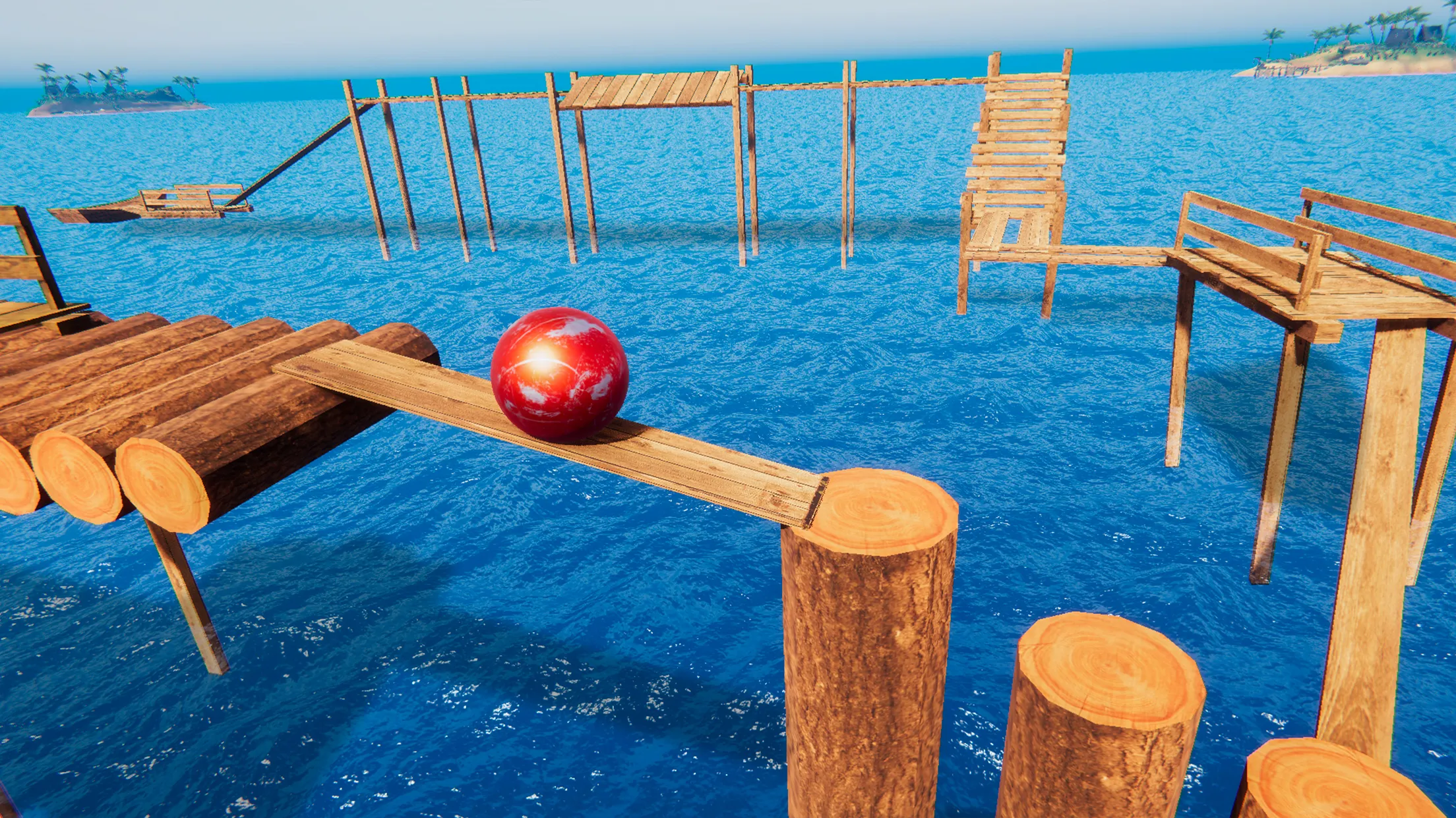 Rolling Ball - Sky Escape 3D | Indus Appstore | Screenshot