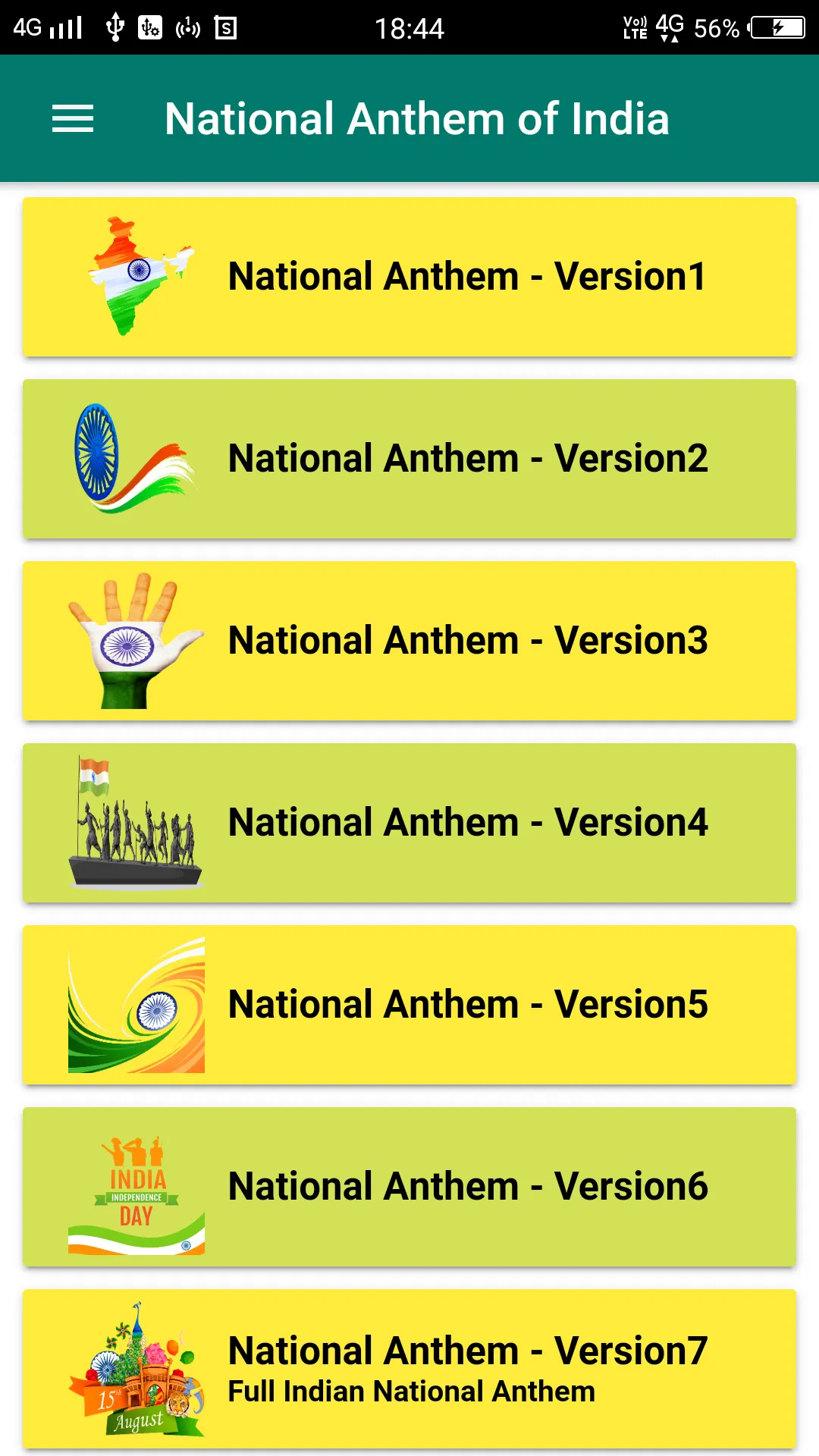 National Anthem of India | Indus Appstore | Screenshot