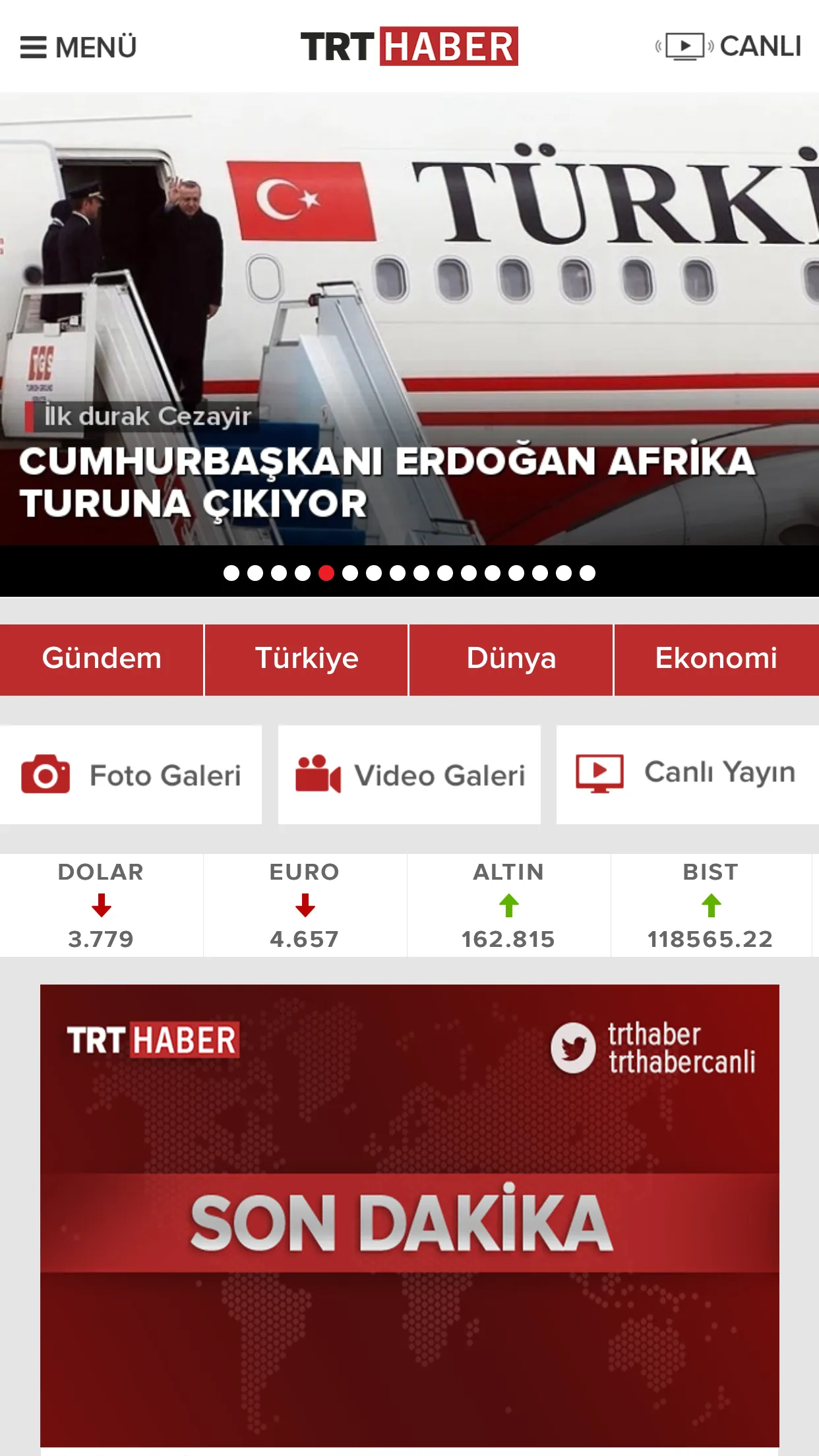 TRT Haber | Indus Appstore | Screenshot