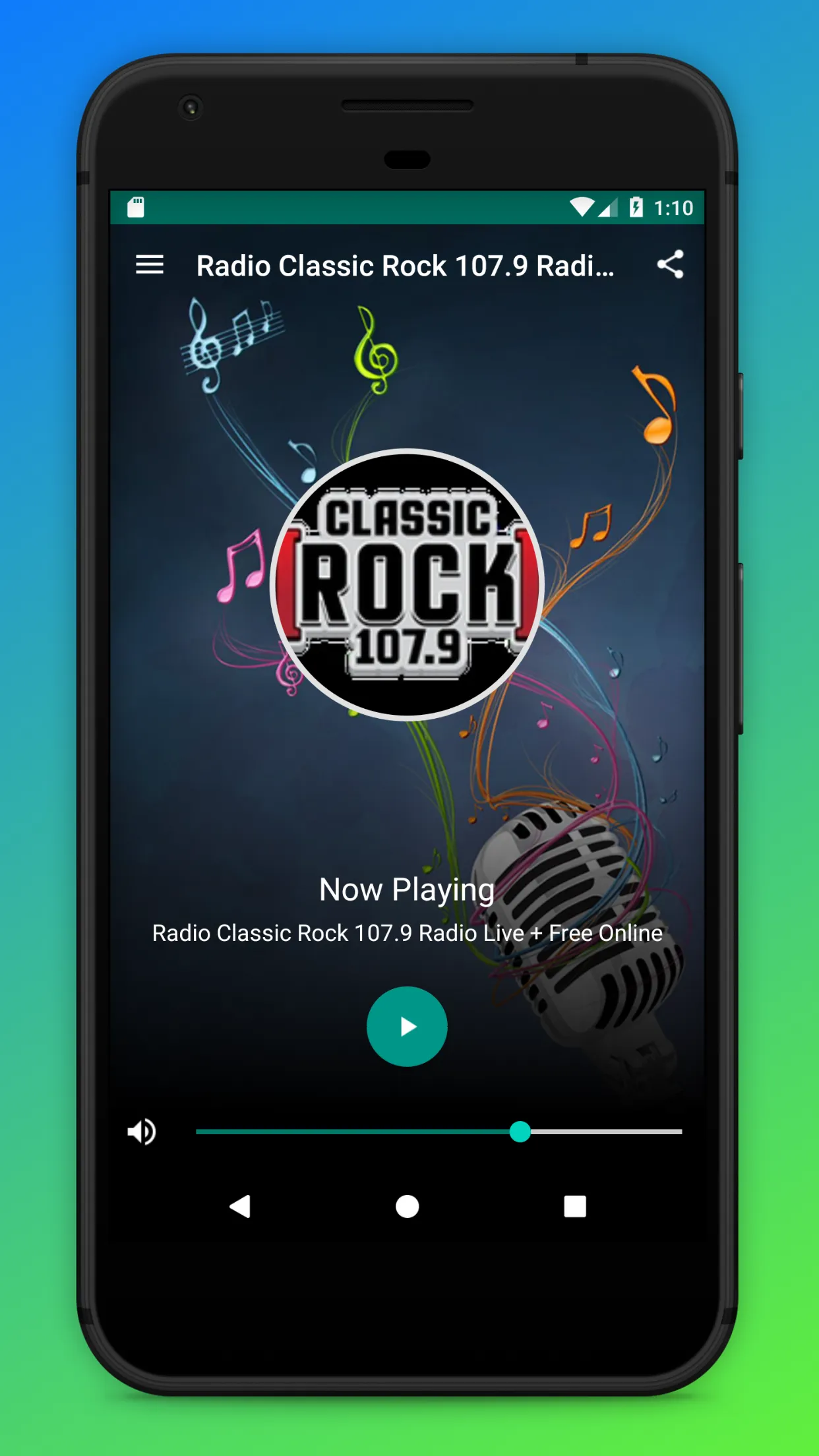 Rock 107 Radio Canada Online | Indus Appstore | Screenshot