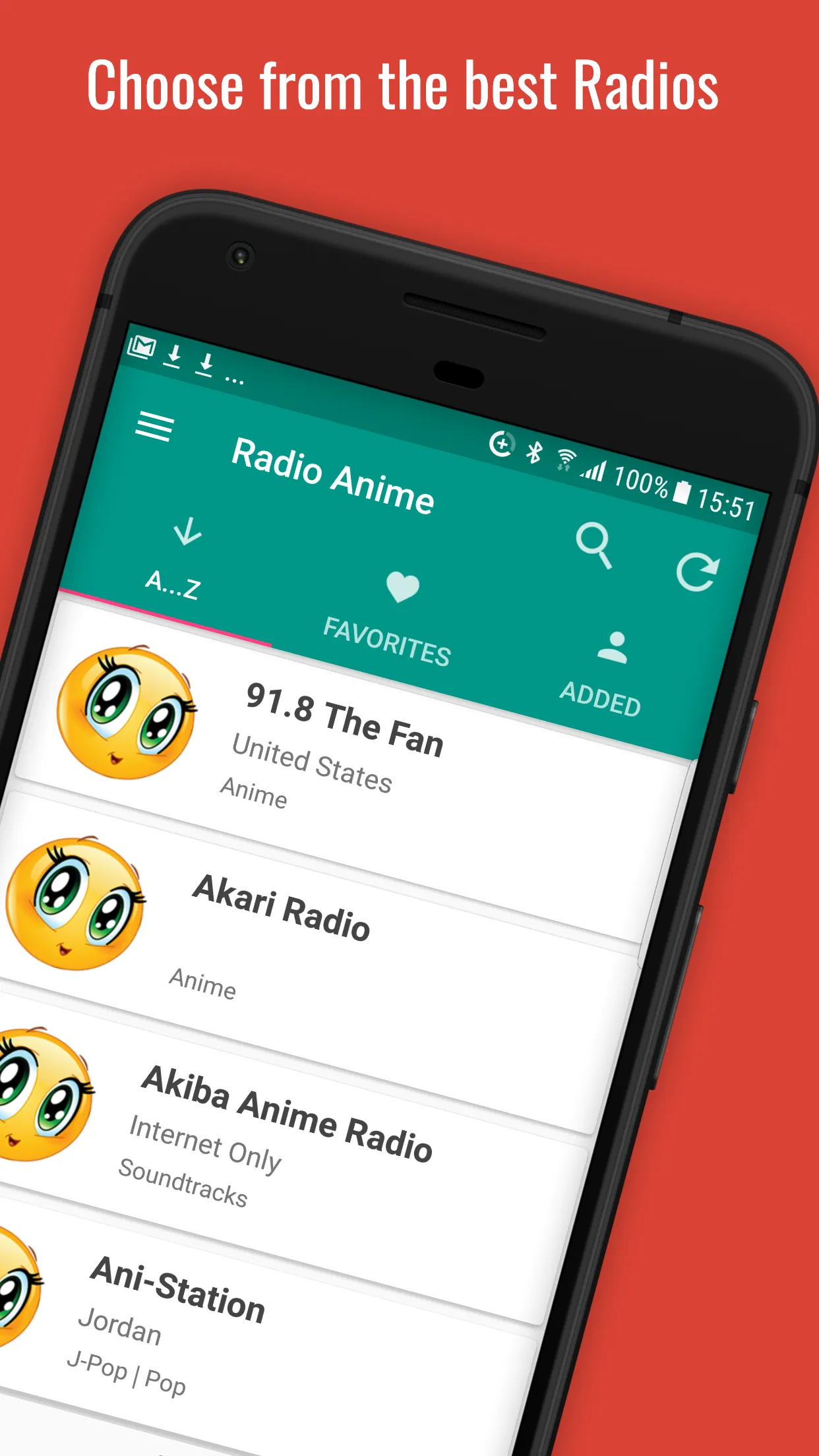 Anime Music Radio | Indus Appstore | Screenshot